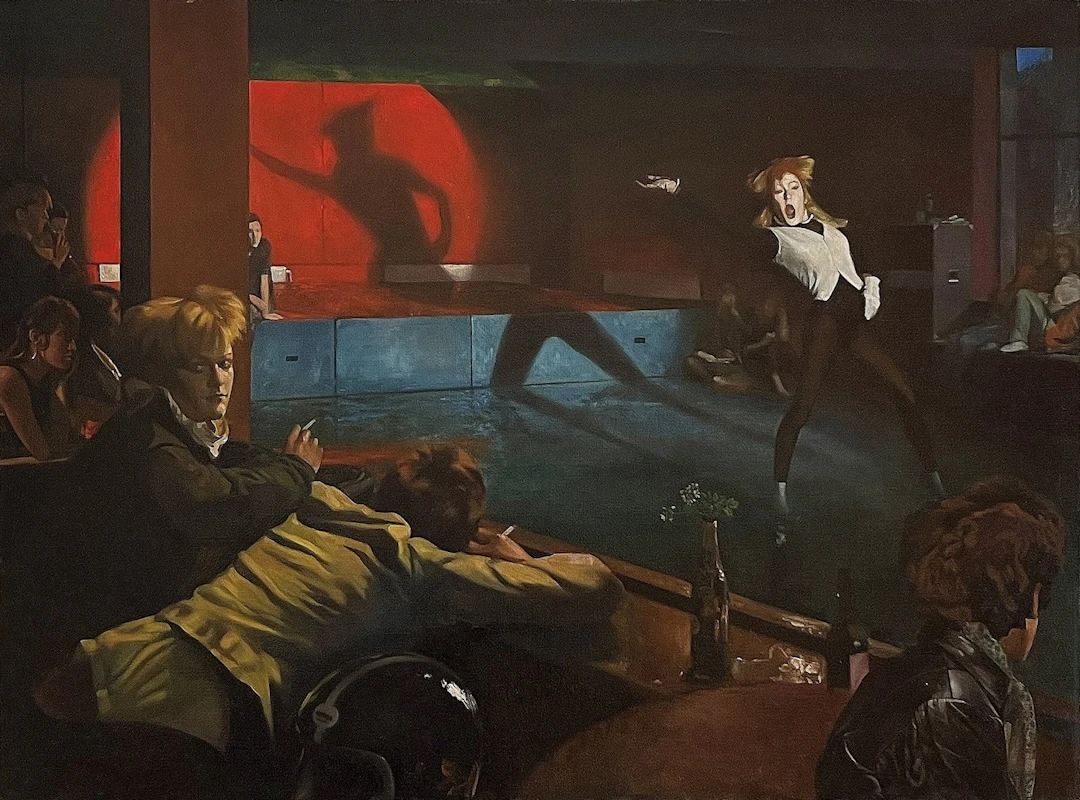 The Mime Artist c 1981 by Colin Frooms