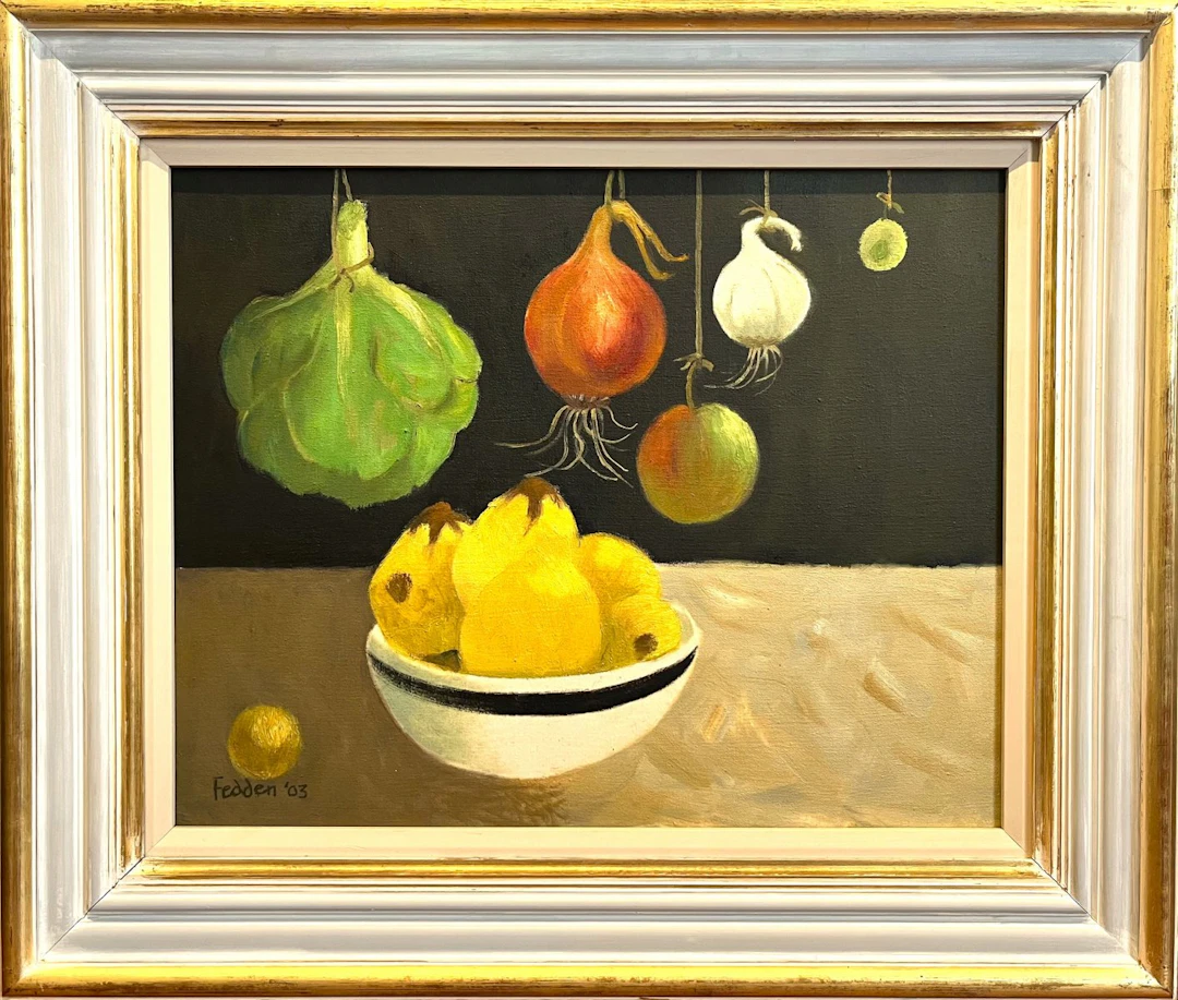 Quinces and Vegetables by Mary Fedden RA