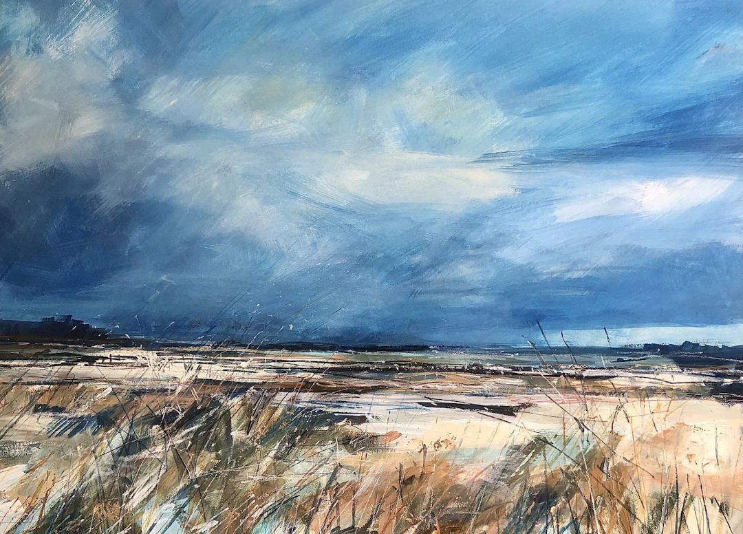 Winter fields by Sarah Carrington