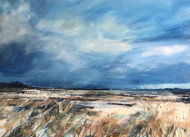 Winter fields by Sarah Carrington