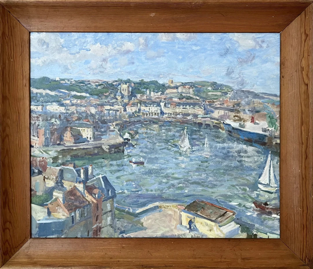 Dieppe Harbour by David Cedric Morris by Mid-Century Modern Alternatives