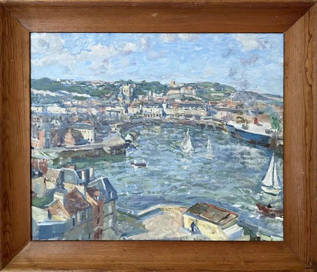 Dieppe Harbour by David Cedric Morris by Mid-Century Modern Alternatives