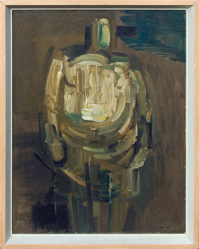 Ochre Figure 1960 by Bob Crossley
