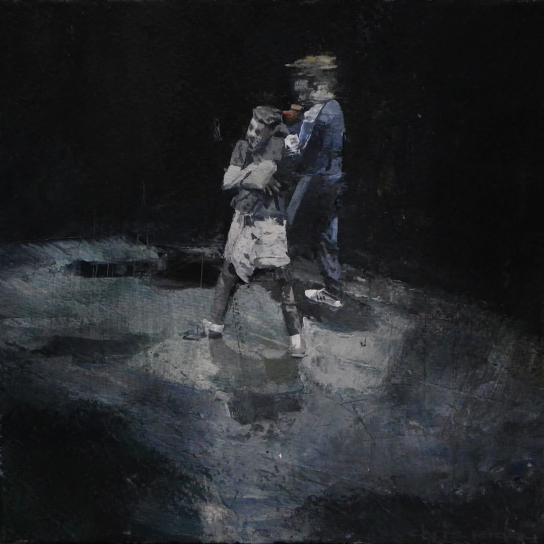 Shadow boxing by Chris Rigby