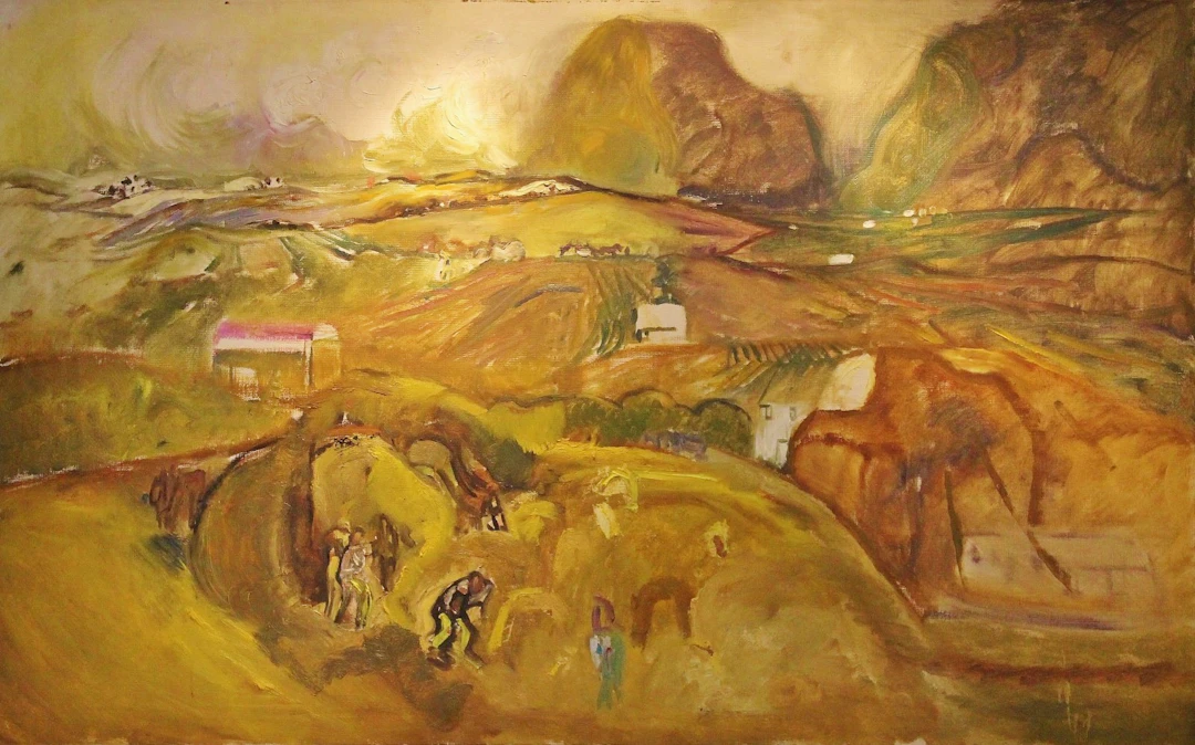 Harvest Cumberland by Sheila Fell RA FRSA