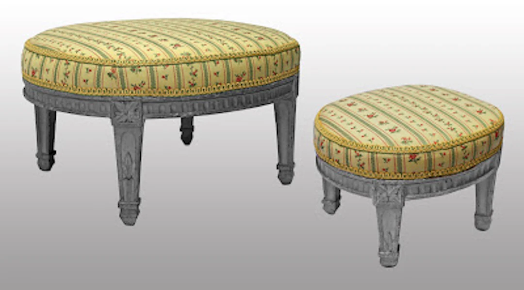 Ensemble de deux Tabourets de pied