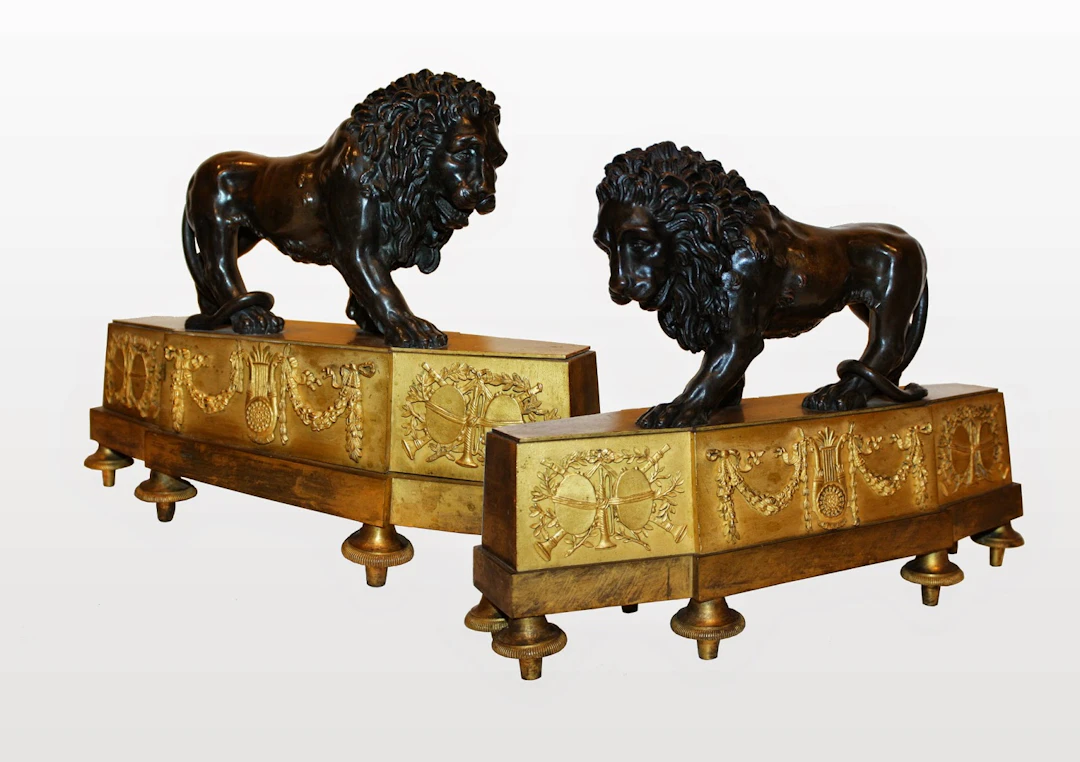 Paire de Lions