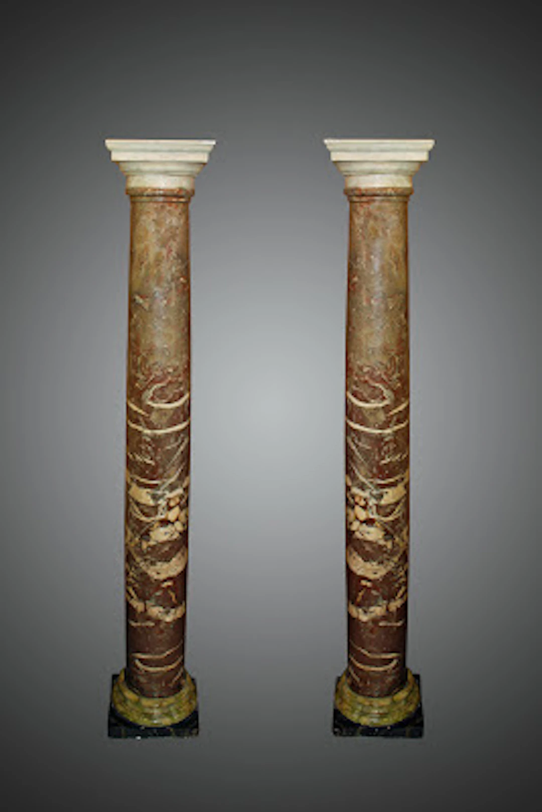 Paire de Colonnes en marbre