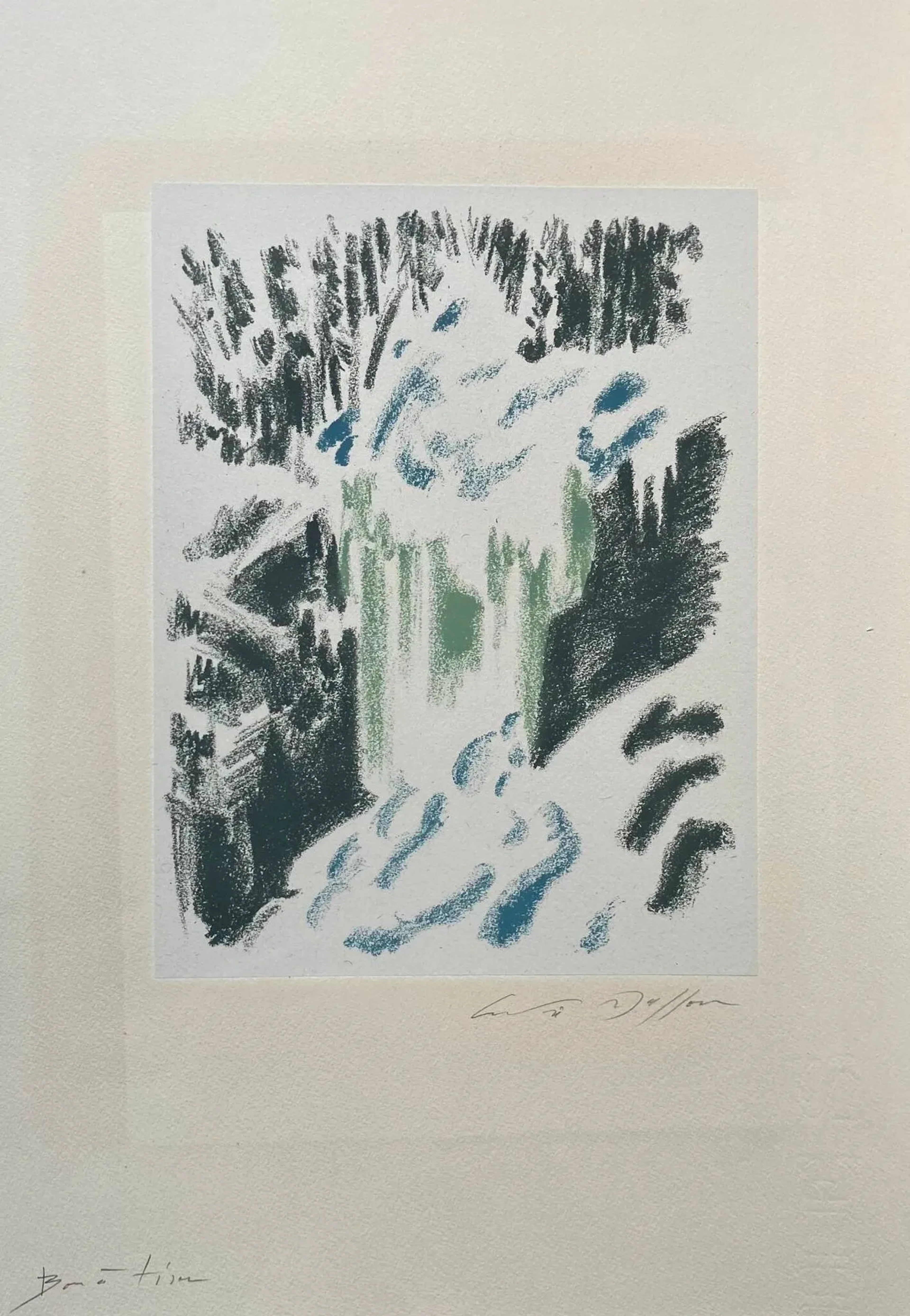 MASSON André Lithograph signed lower right, justified "bon à - Lot 407