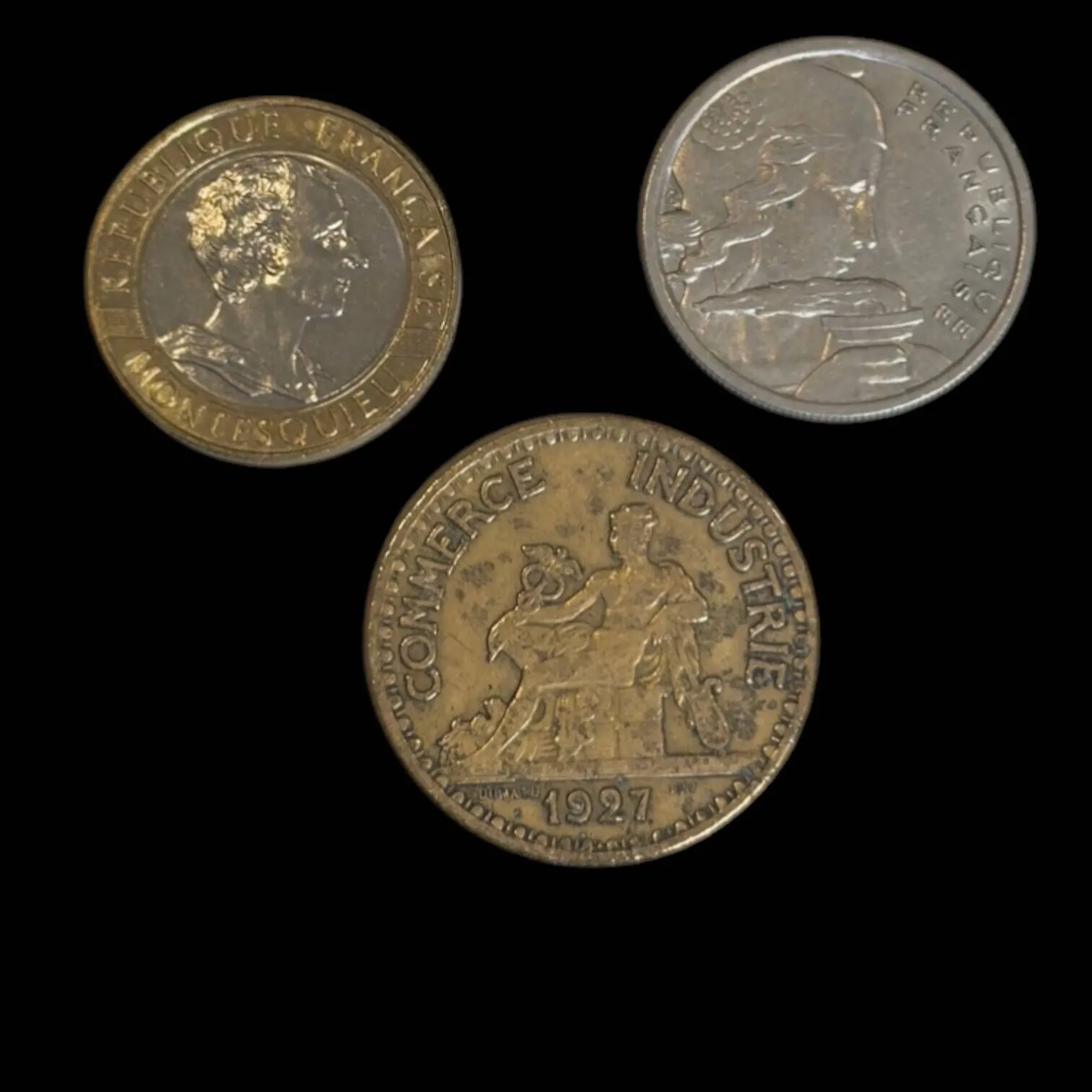 FRANCE - Lot of 3 coins : - Lot 234