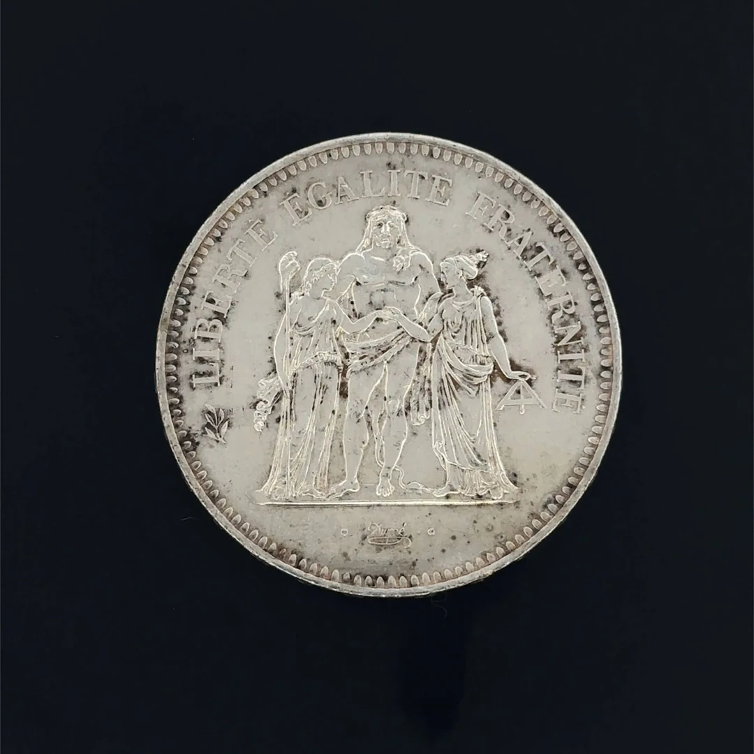 A 50-franc "Hercules" coin, 1978, made of silver (900). - Lot 166