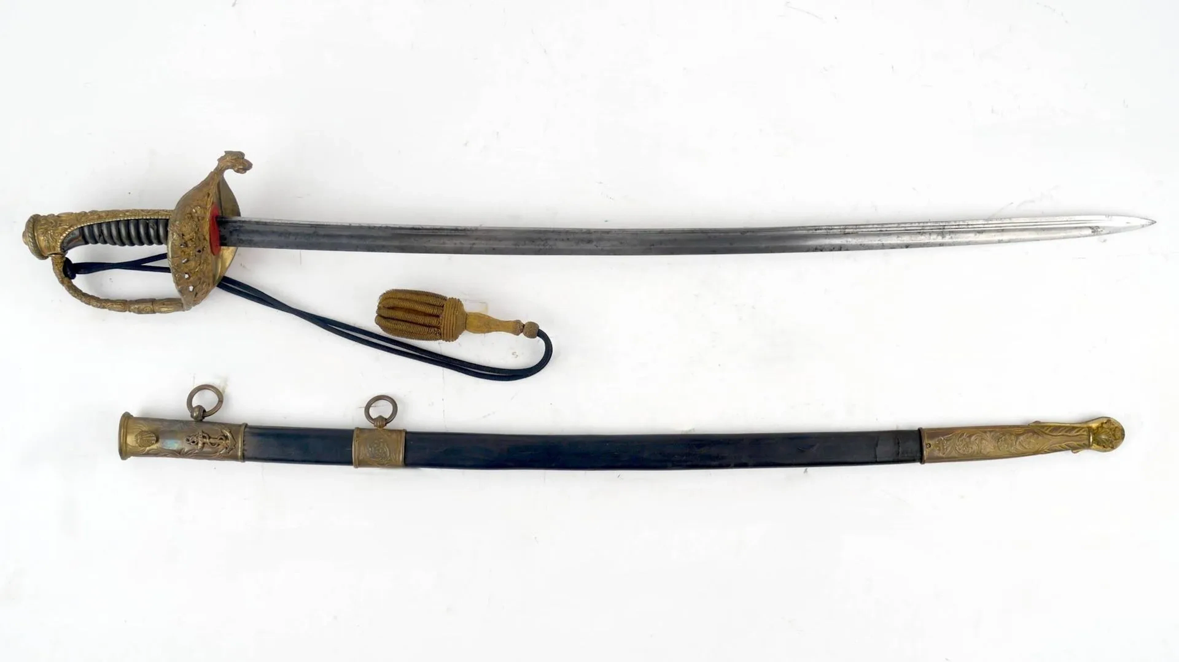 Model 1853 naval officer’s saber. - Lot 51