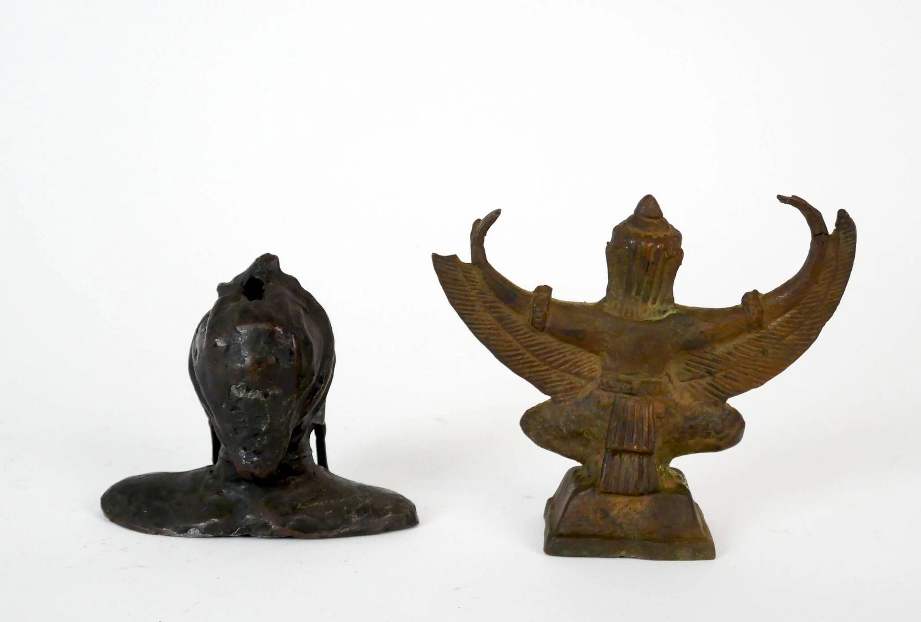 Set of two bronze sculptures - Lot 406