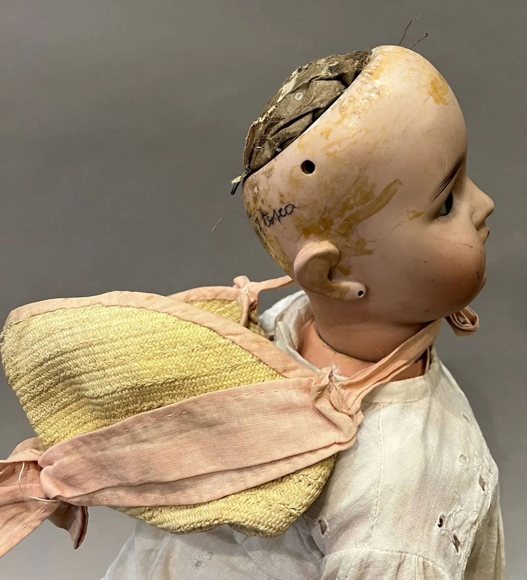 German doll, with bisque head, open mouth marked "GK GEBRUDE - Lot 428