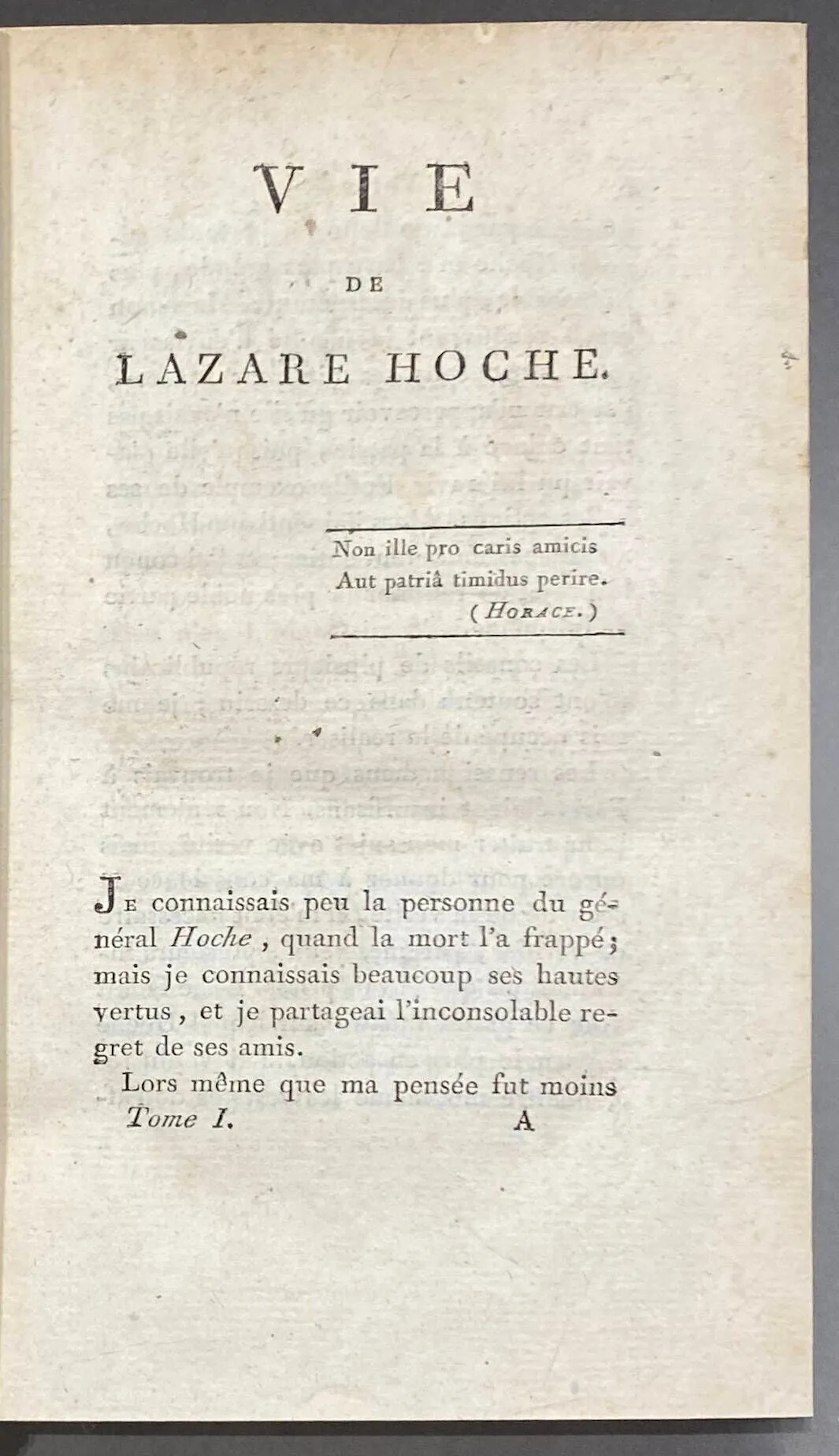 ROUSSELIN (Alexandre). Life of Lazare Hoche, general of the - Lot 210