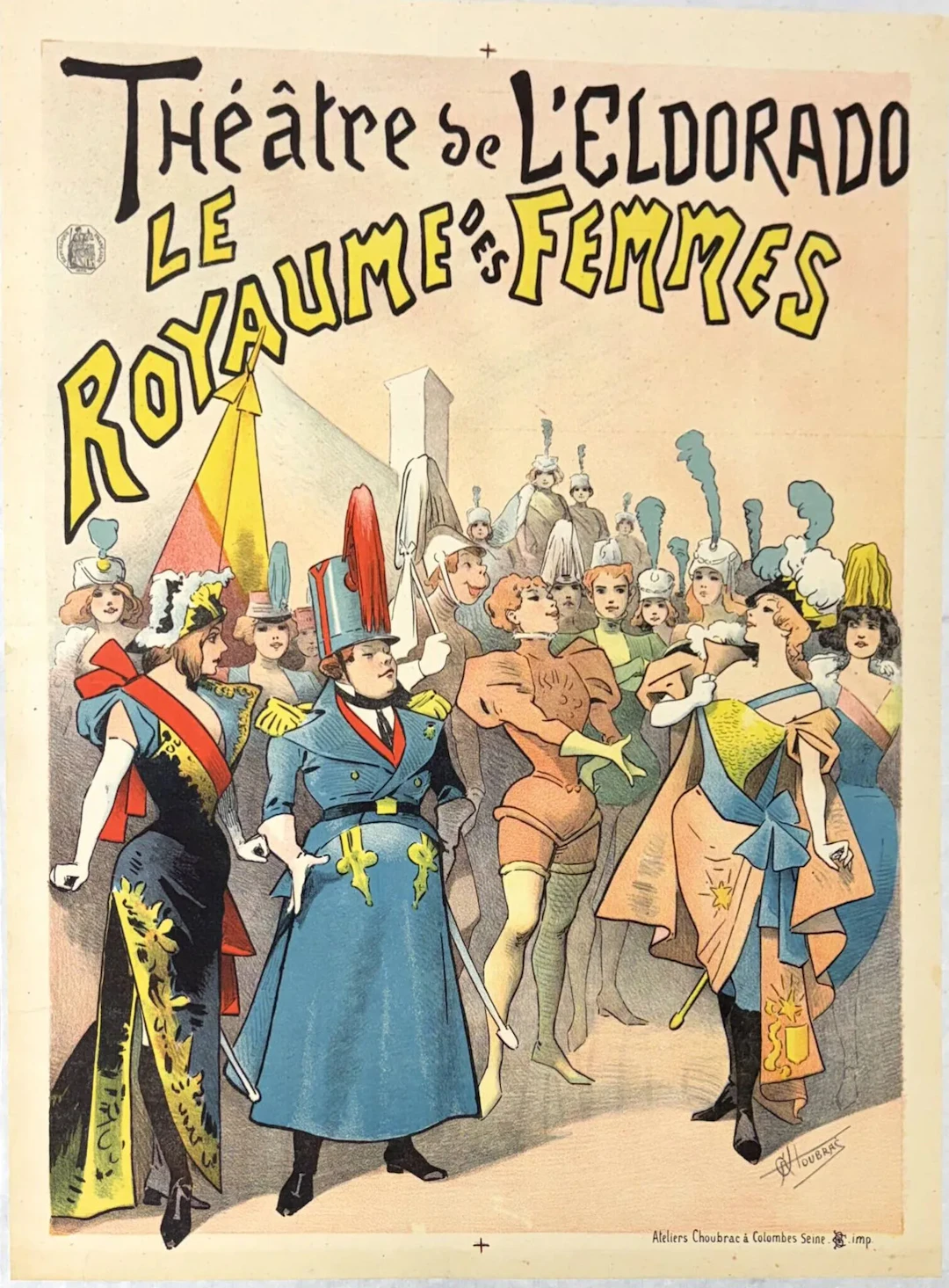 CHOUBRAC, Alfred. Théâtre de l’Eldorado. The Kingdom of Wome - Lot 71