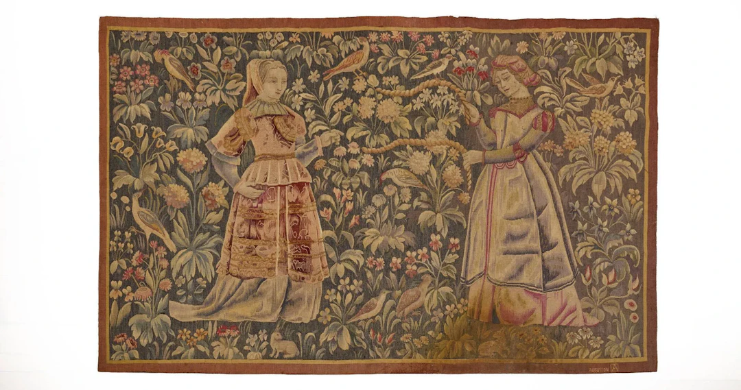 Tapestry panel from the Aubusson workshop, late 19th century - Lot 348