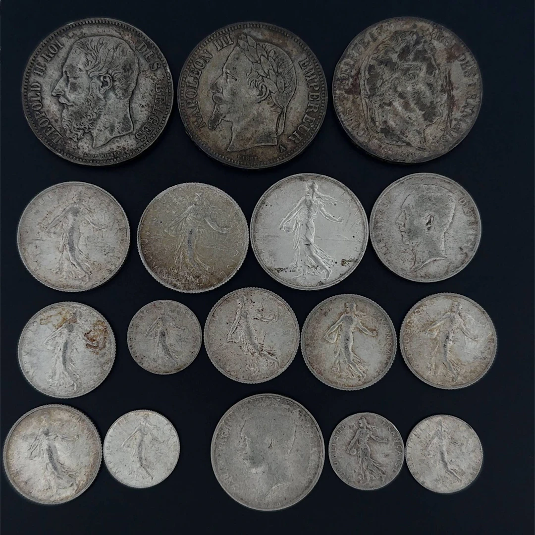Set of silver coins - Lot 37