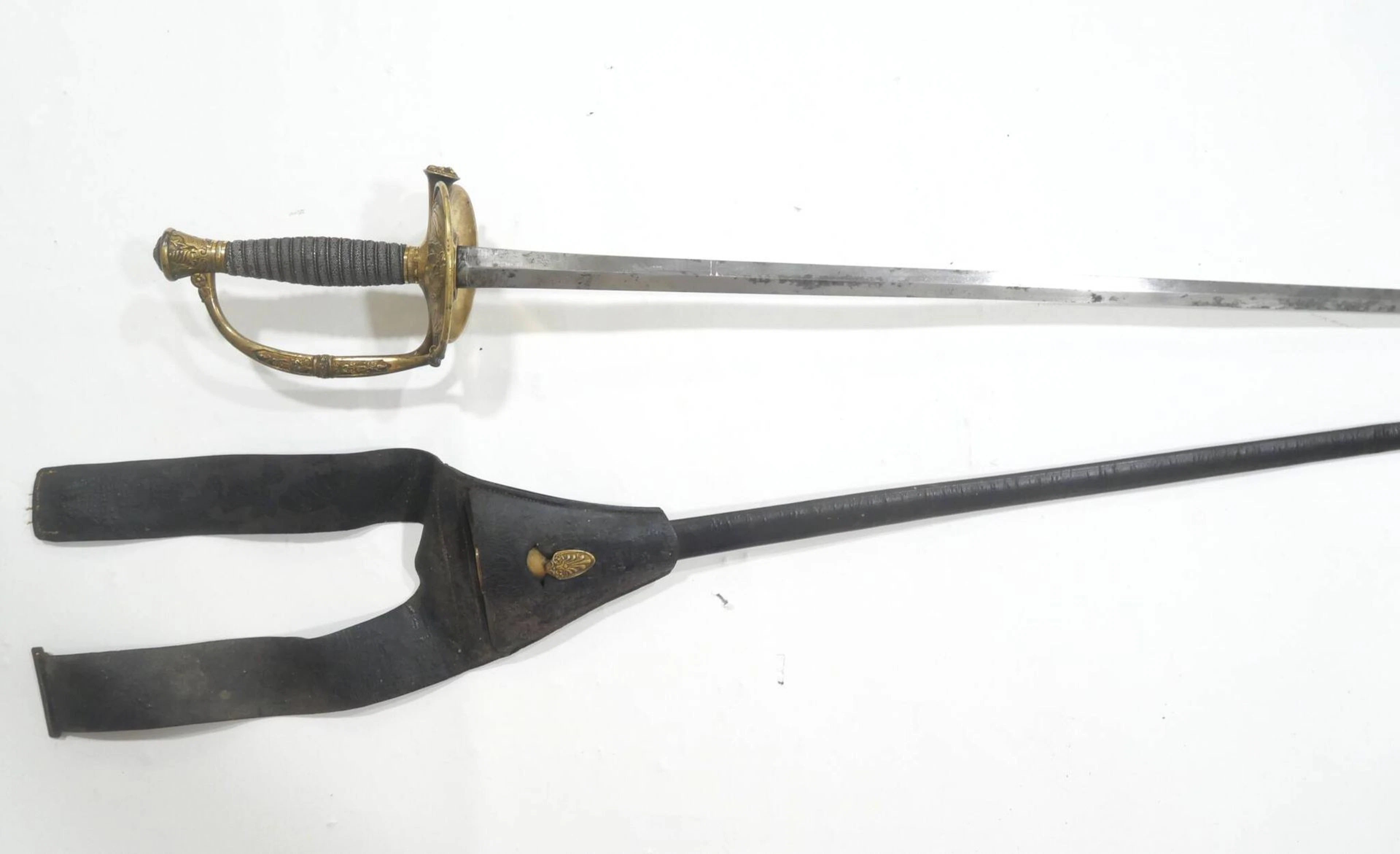 Staff Officer’s Sword, Restoration Period. - Lot 145