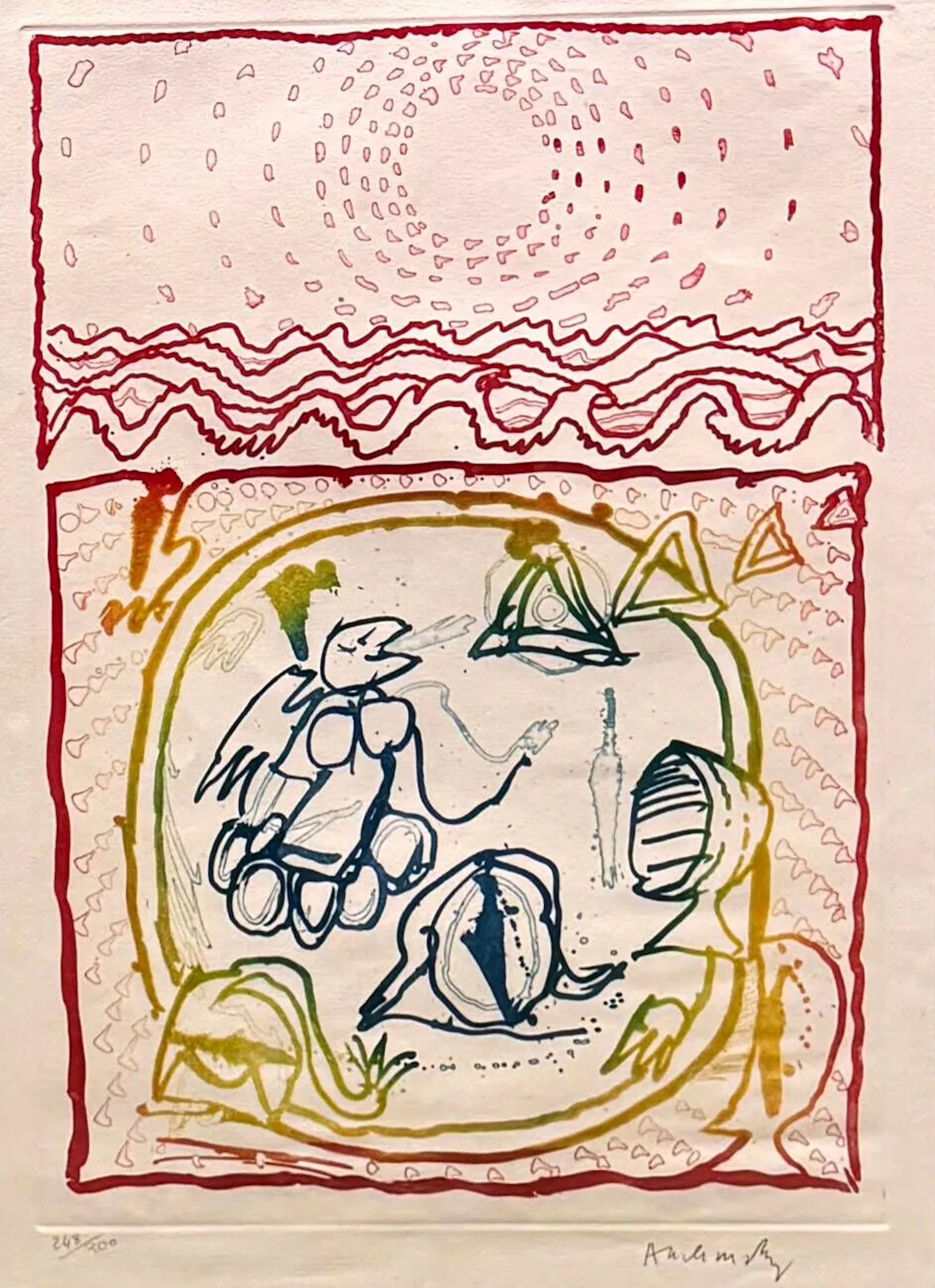 ALECHINSKY Pierre (b. 1927) - Lot 220