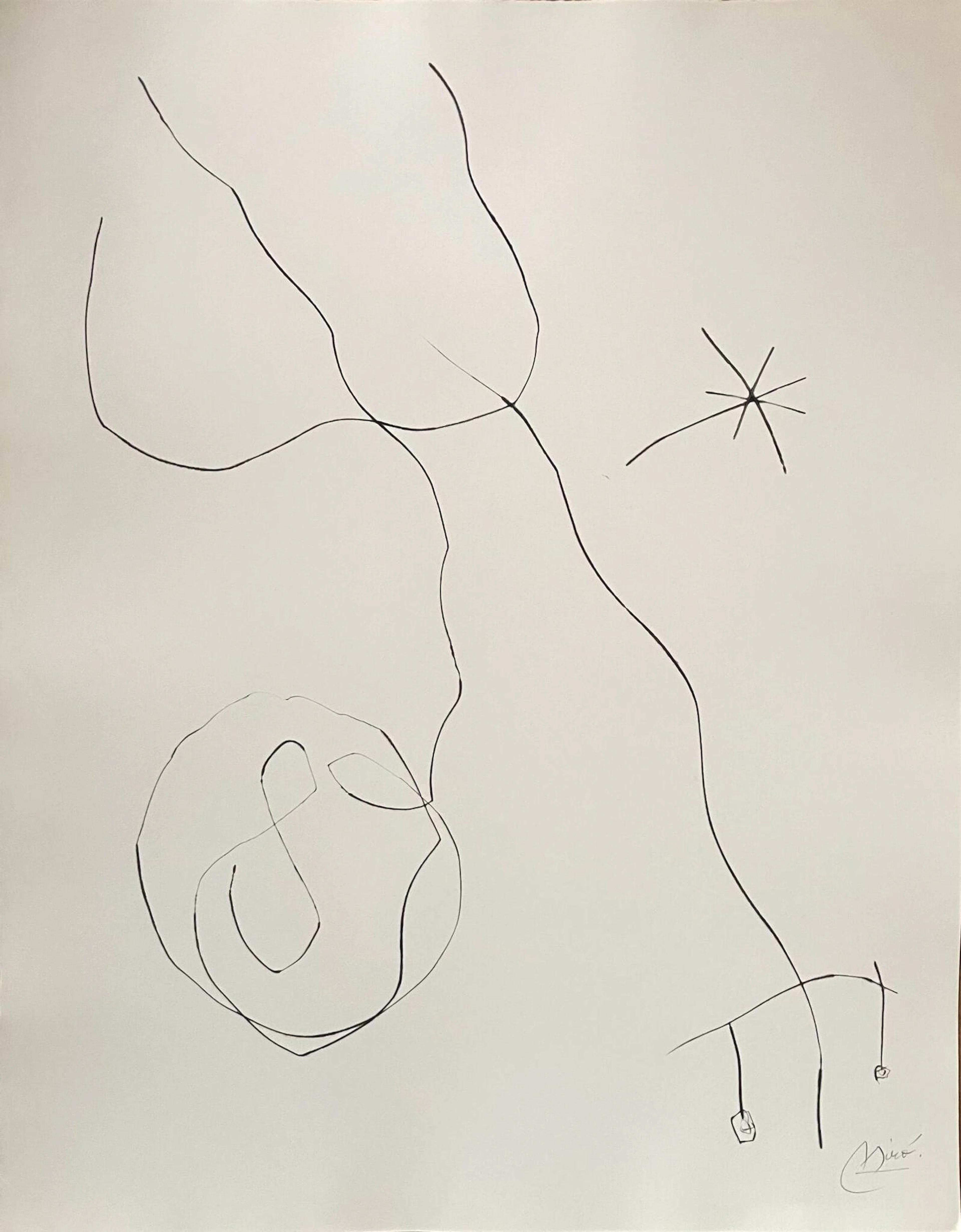 MIRO Joan Original etching signed in pencil lower right, "jo - Lot 113