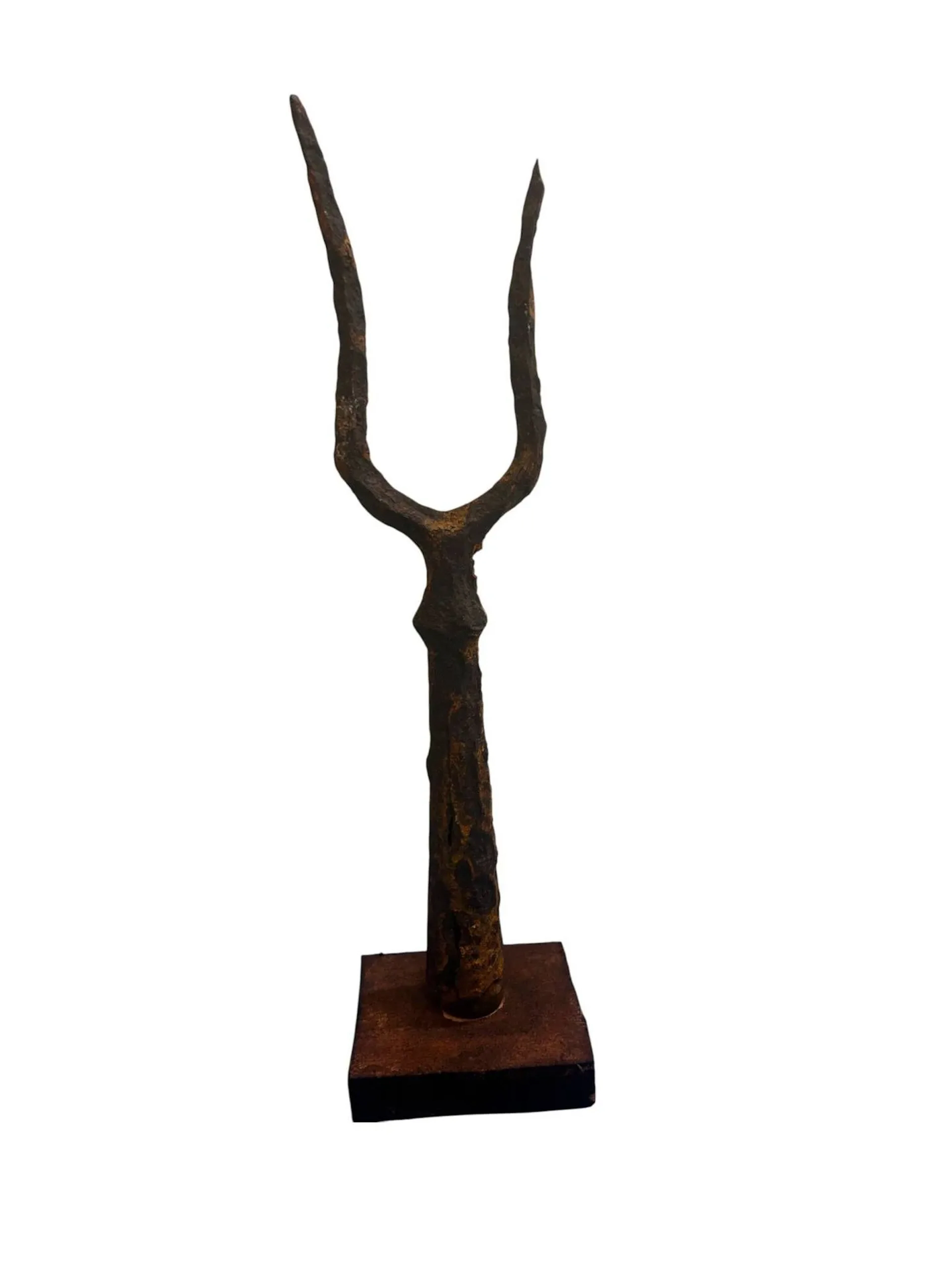 Wrought iron fourquine iron for harquebus. - Lot 58