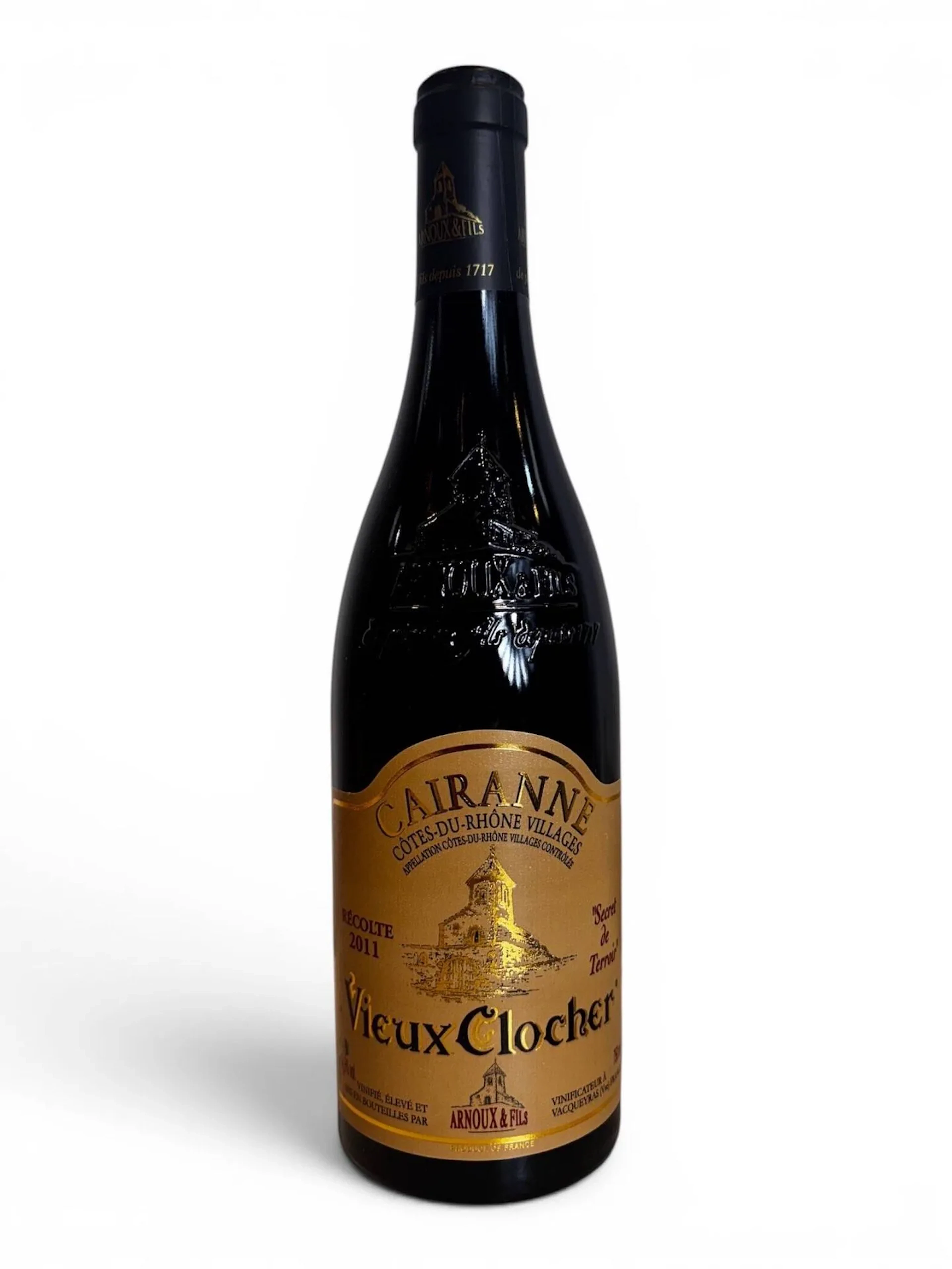 48 Bottles of RHÔNE VILLAGES CAIRANNE 2011 - VIEUX CLOCHER A - Lot 172