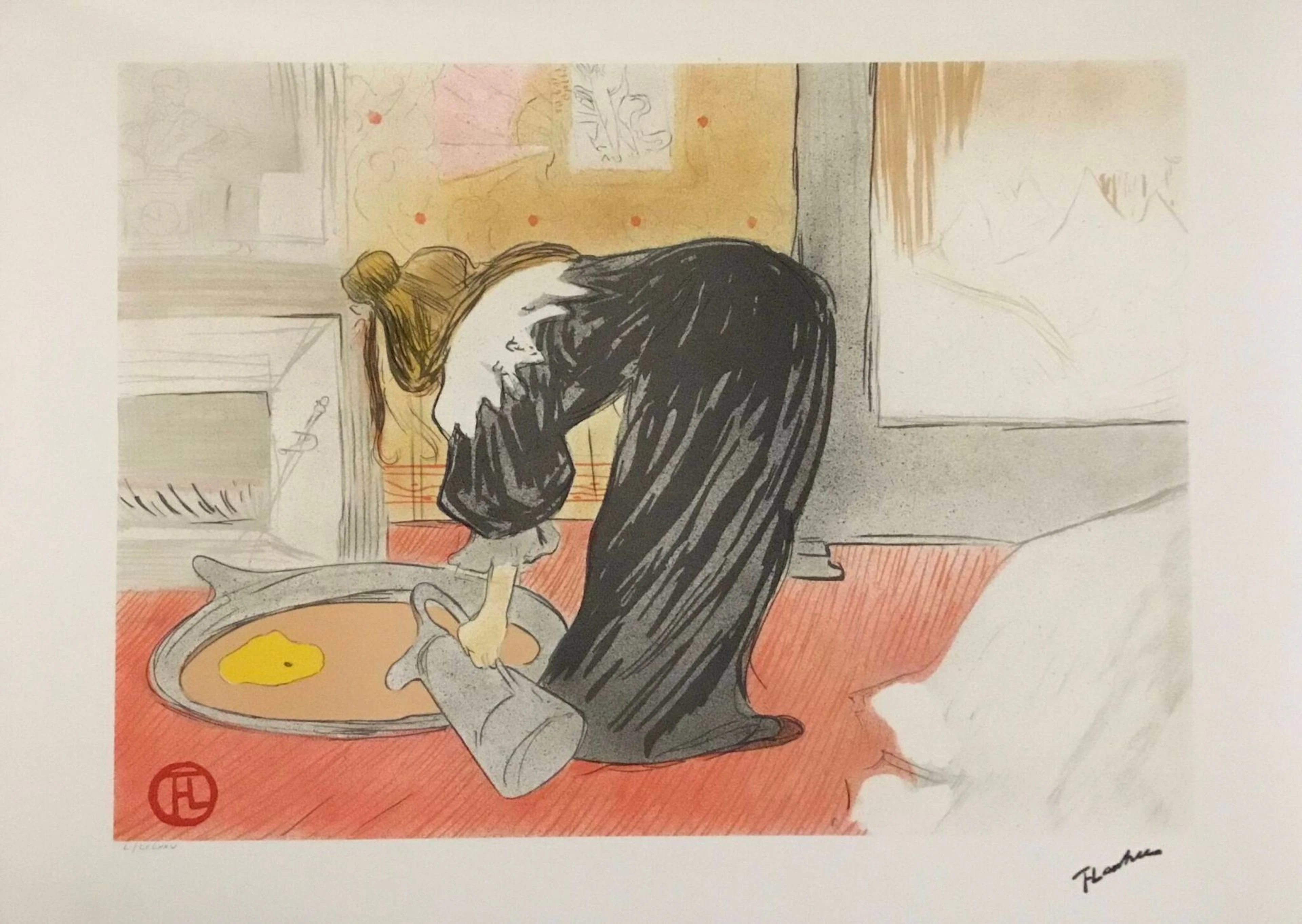 TOULOUSE LAUTREC (after) lithograph, numbered as one of 275 - Lot 238