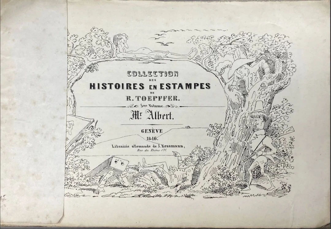 TÖPFFER. History of Albert. Second edition. Geneva, J. Kessm - Lot 456