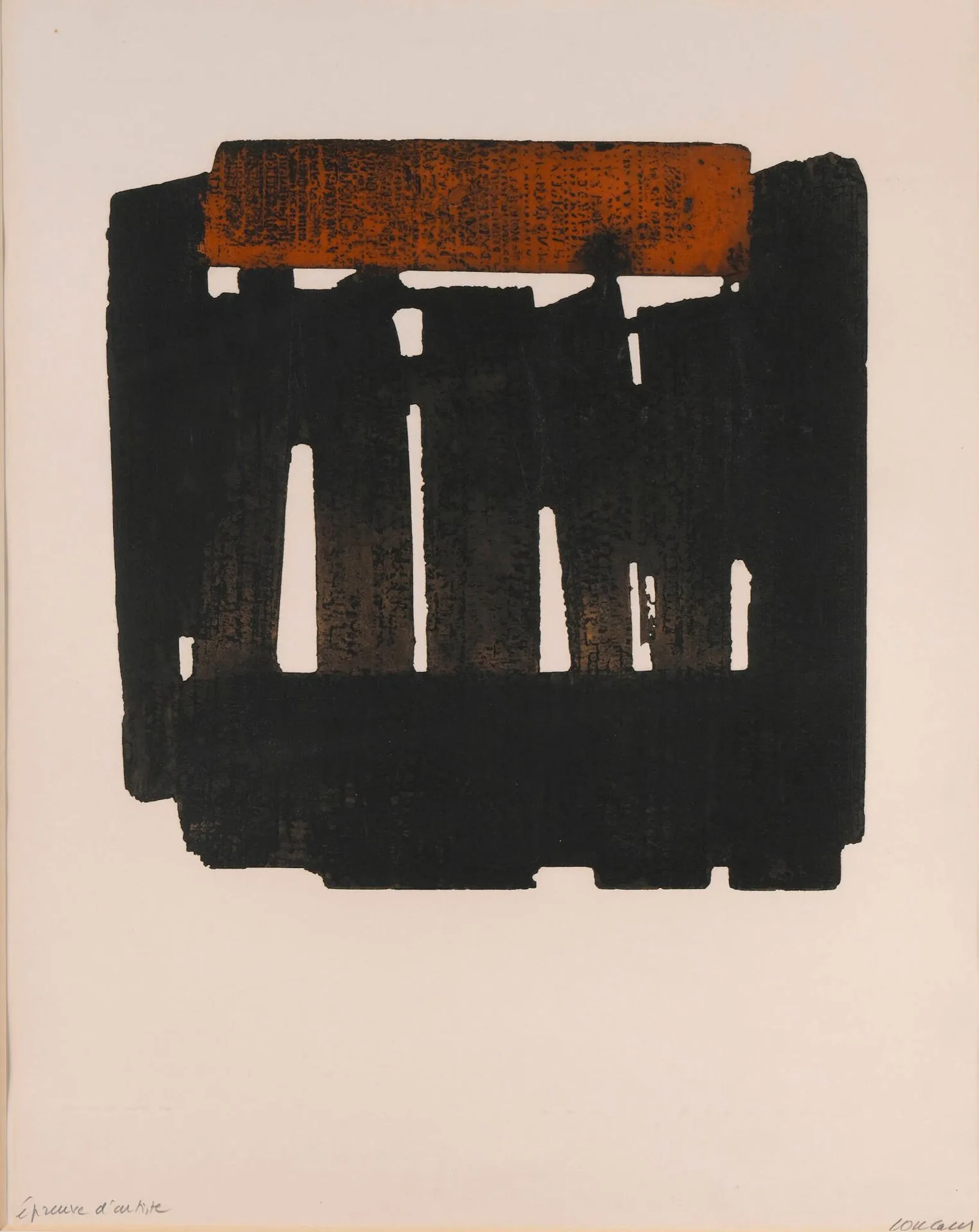 SOULAGES Pierre, 1919–2022 - Lot 214