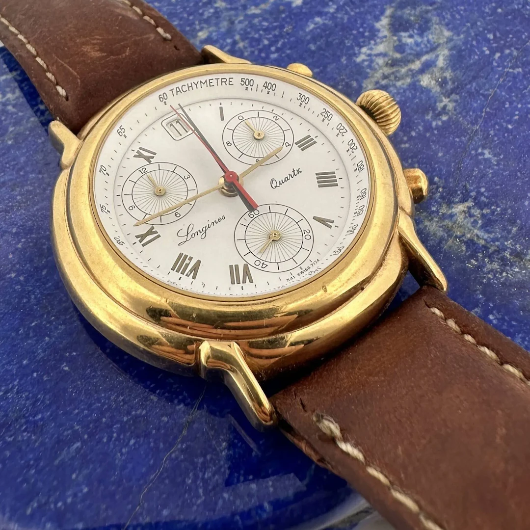 LONGINES QUARTZ CHRONOGRAPH - Lot 114
