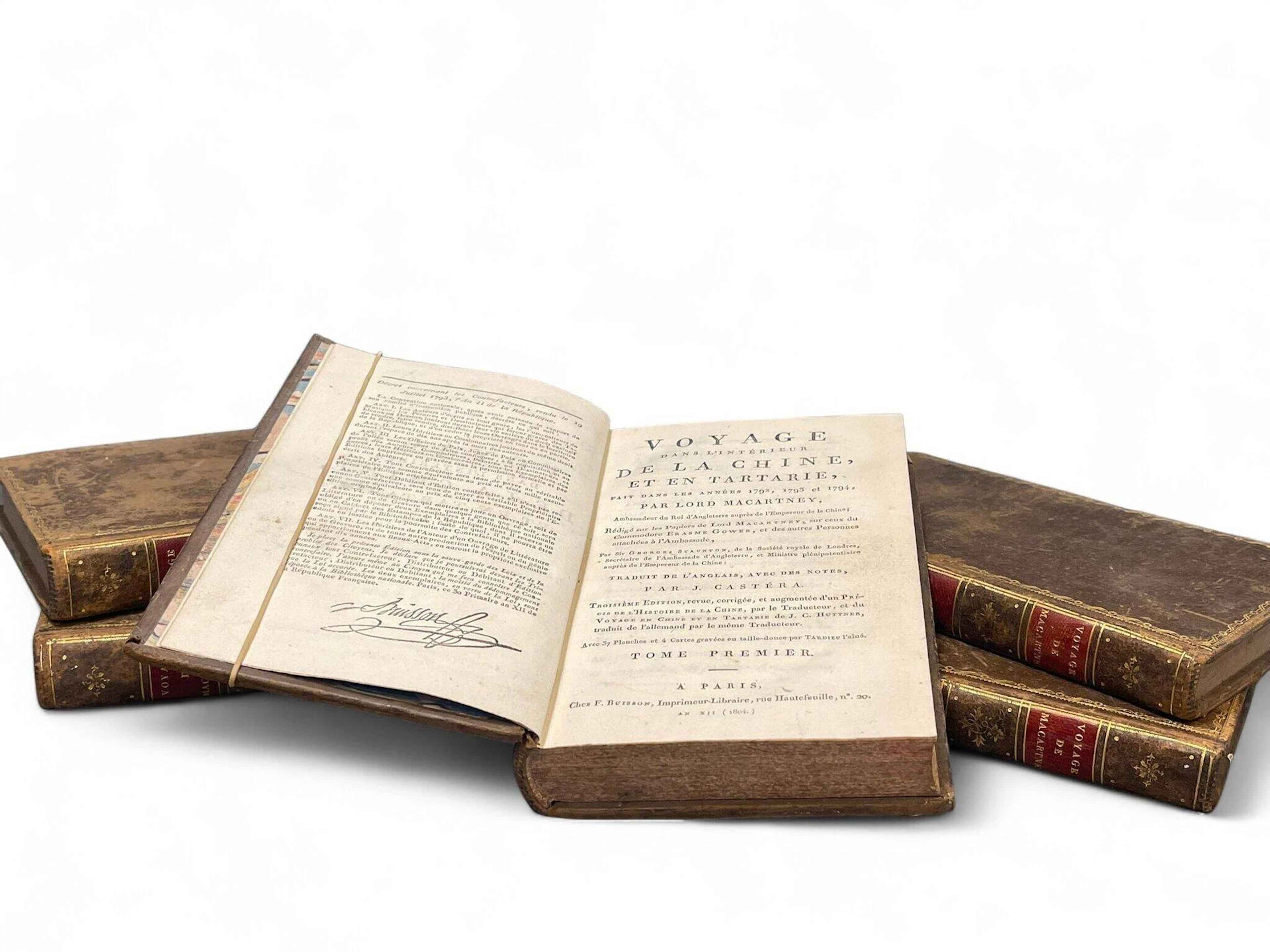 MACARTNEY (Georg, Lord). Voyage dans l'intérieur de la Chine - Lot 368