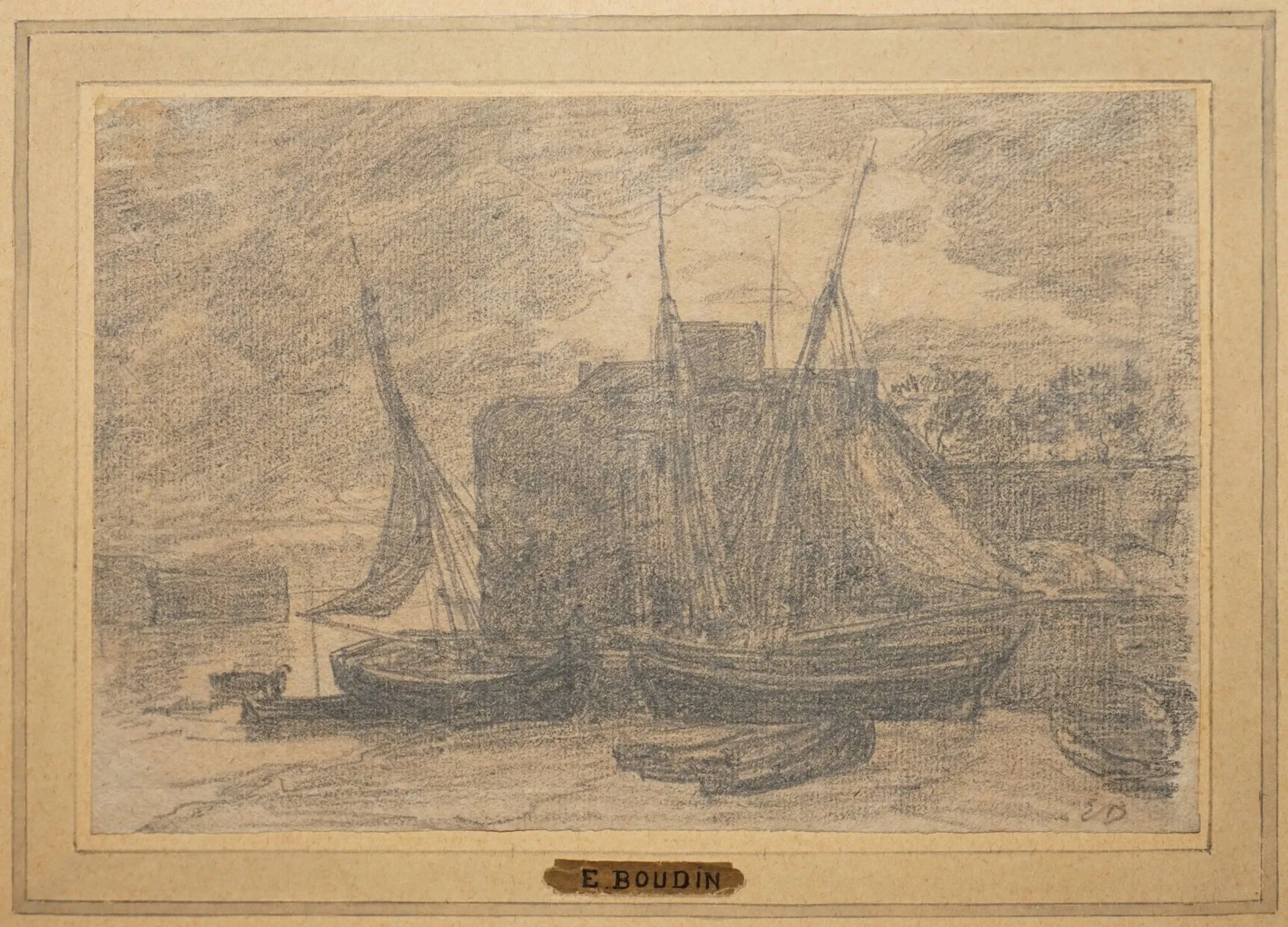 BOUDIN Eugène, 1824-1898, - Lot 236