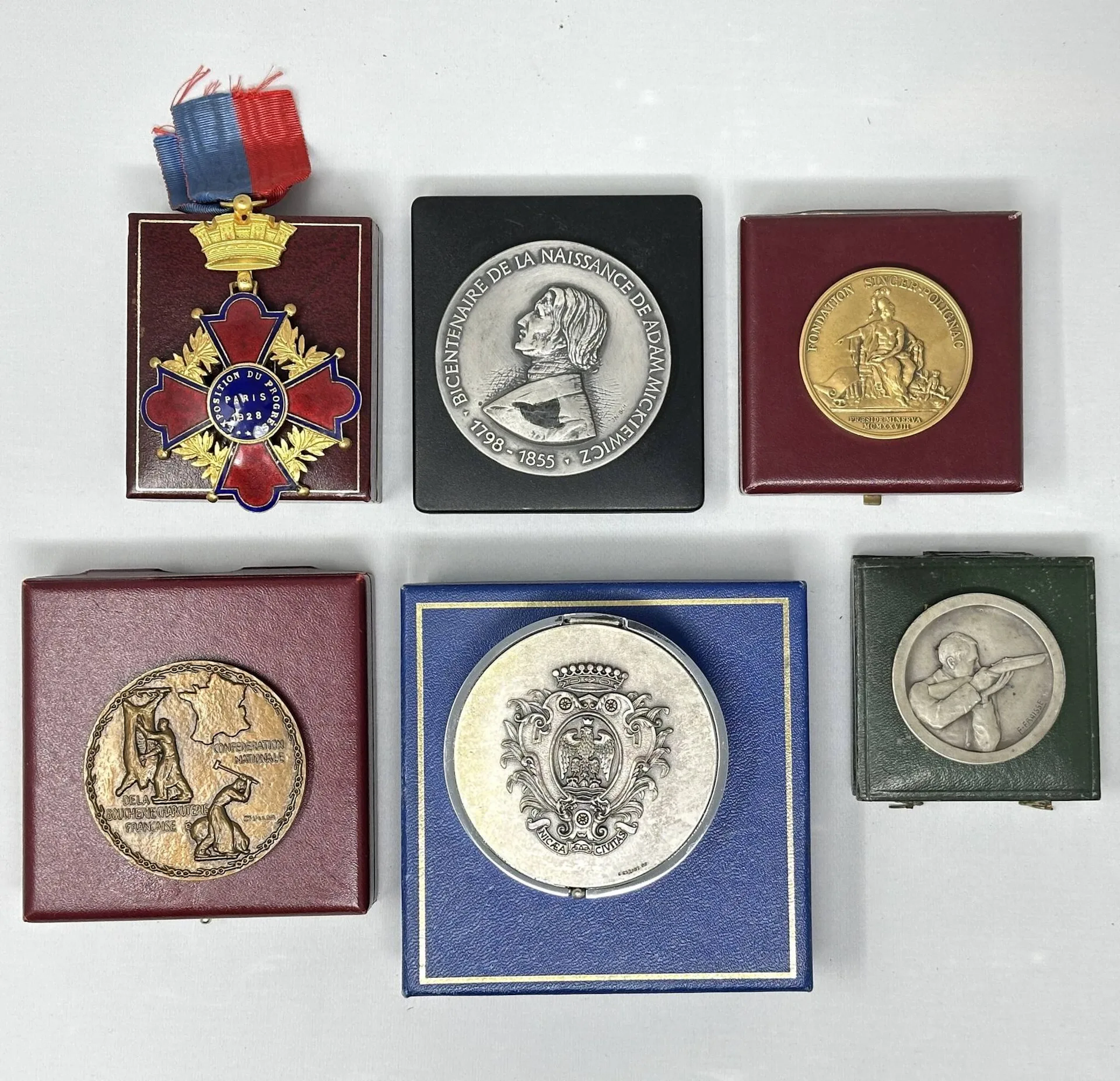 Lot comprising 9 French medals: - Lot 45