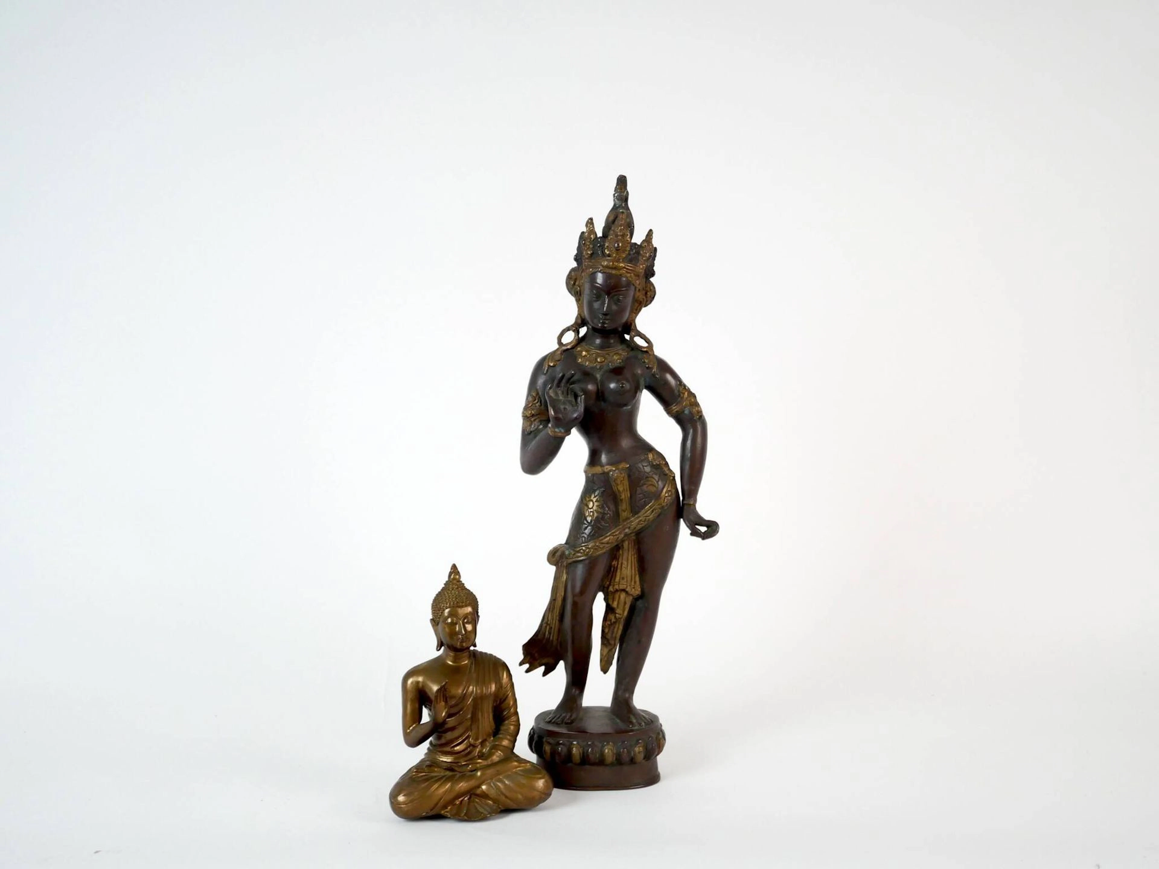 Two Asian bronze sculptures - Lot 79