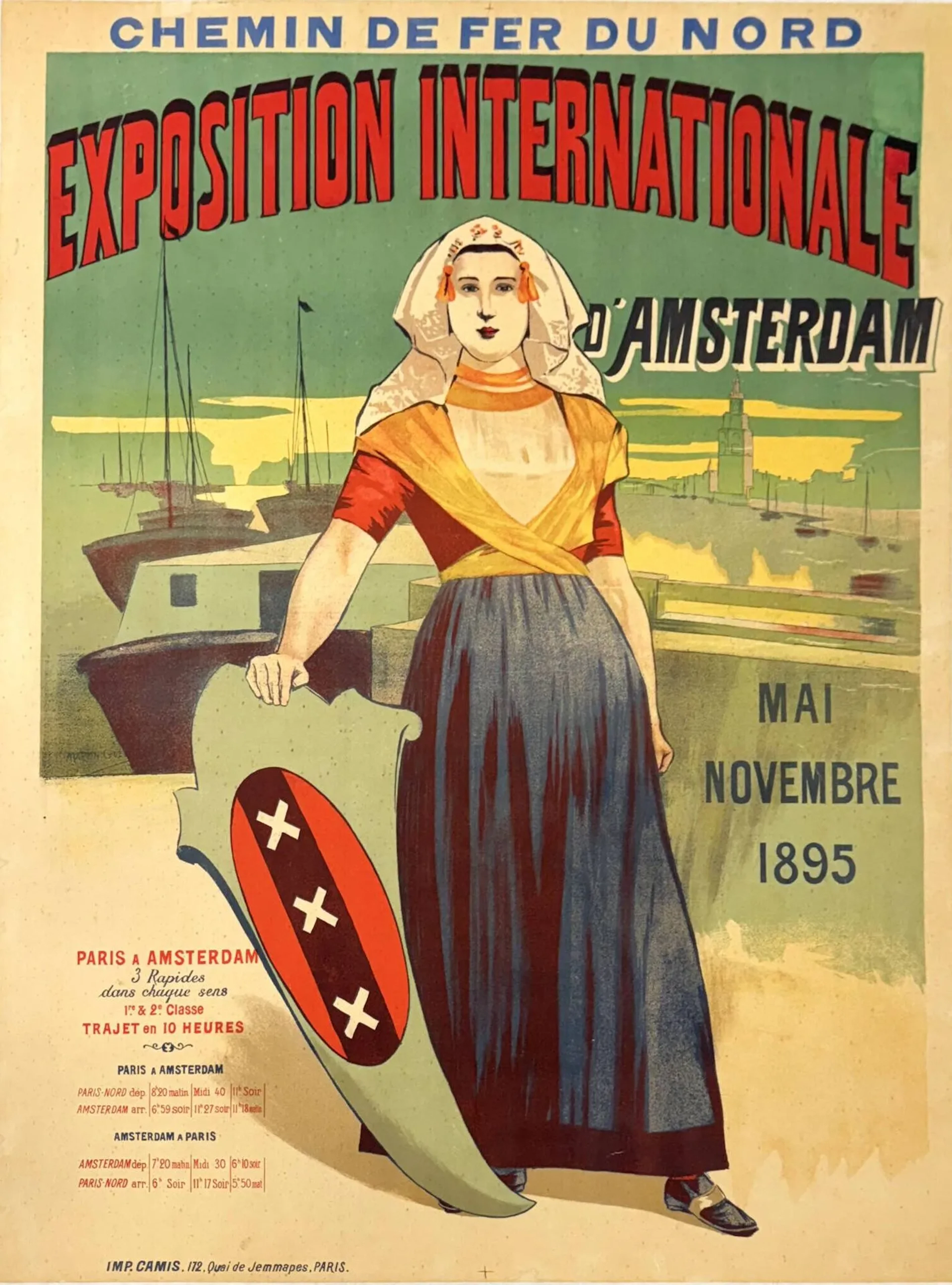 GUERIN, Martin. Chemin de Fer du Nord. Amsterdam Internation - Lot 74