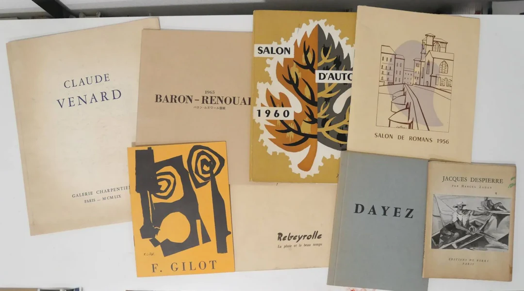 A collection of exhibition and artist catalogs, including - Lot 484