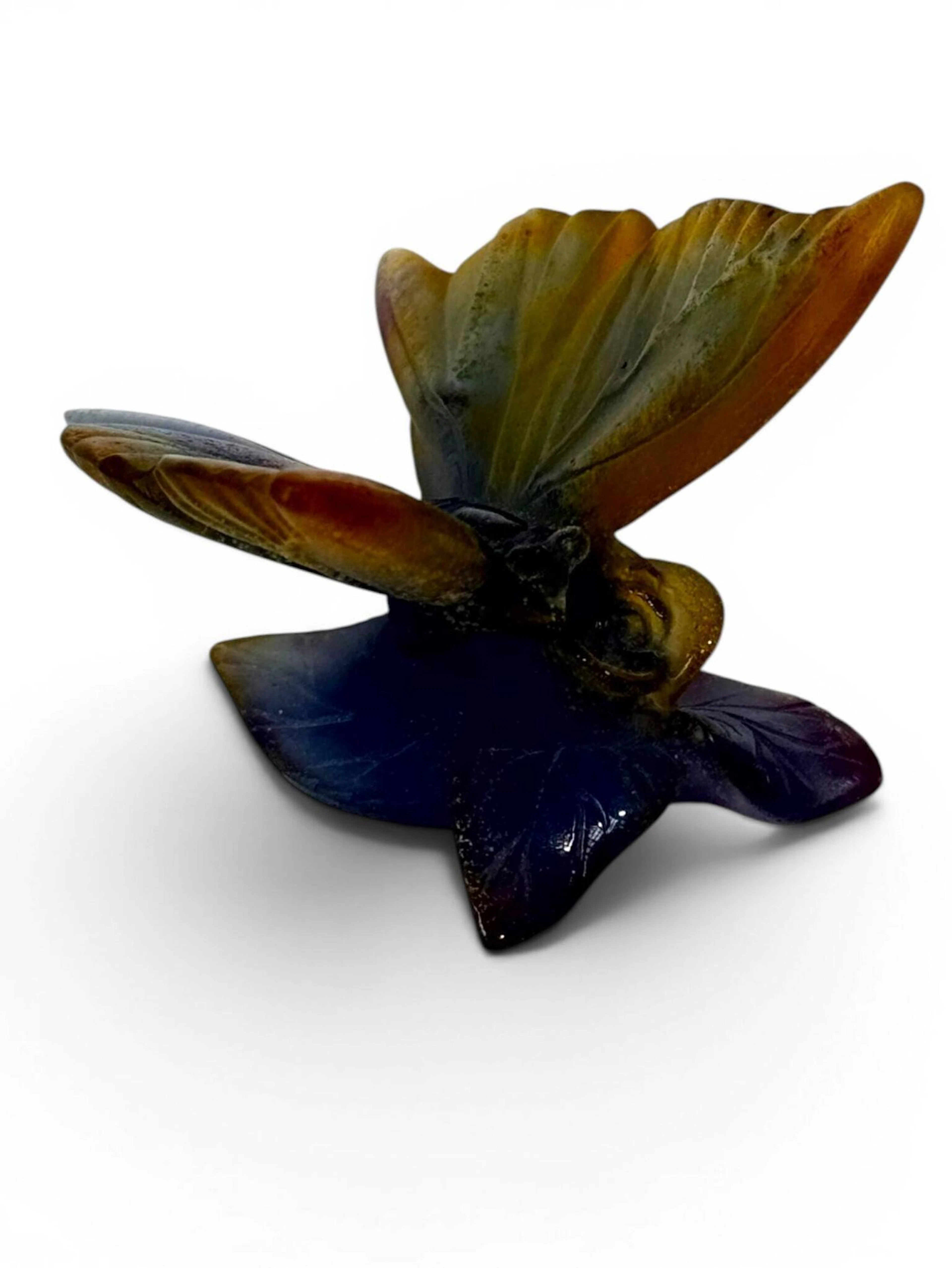 DAUM France - Butterfly made of crystal paste tinted in shad - Lot 185