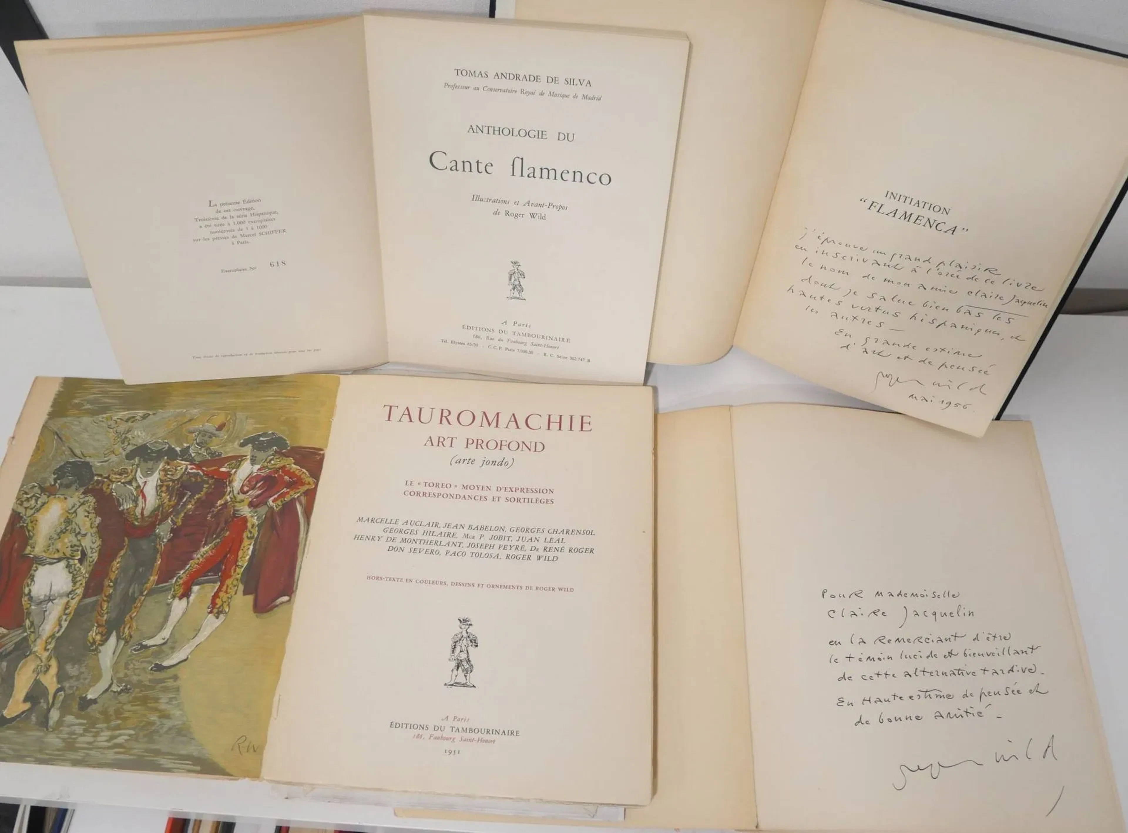 Set of 4 books on Spanish culture illustrated by Roger WILD - Lot 485