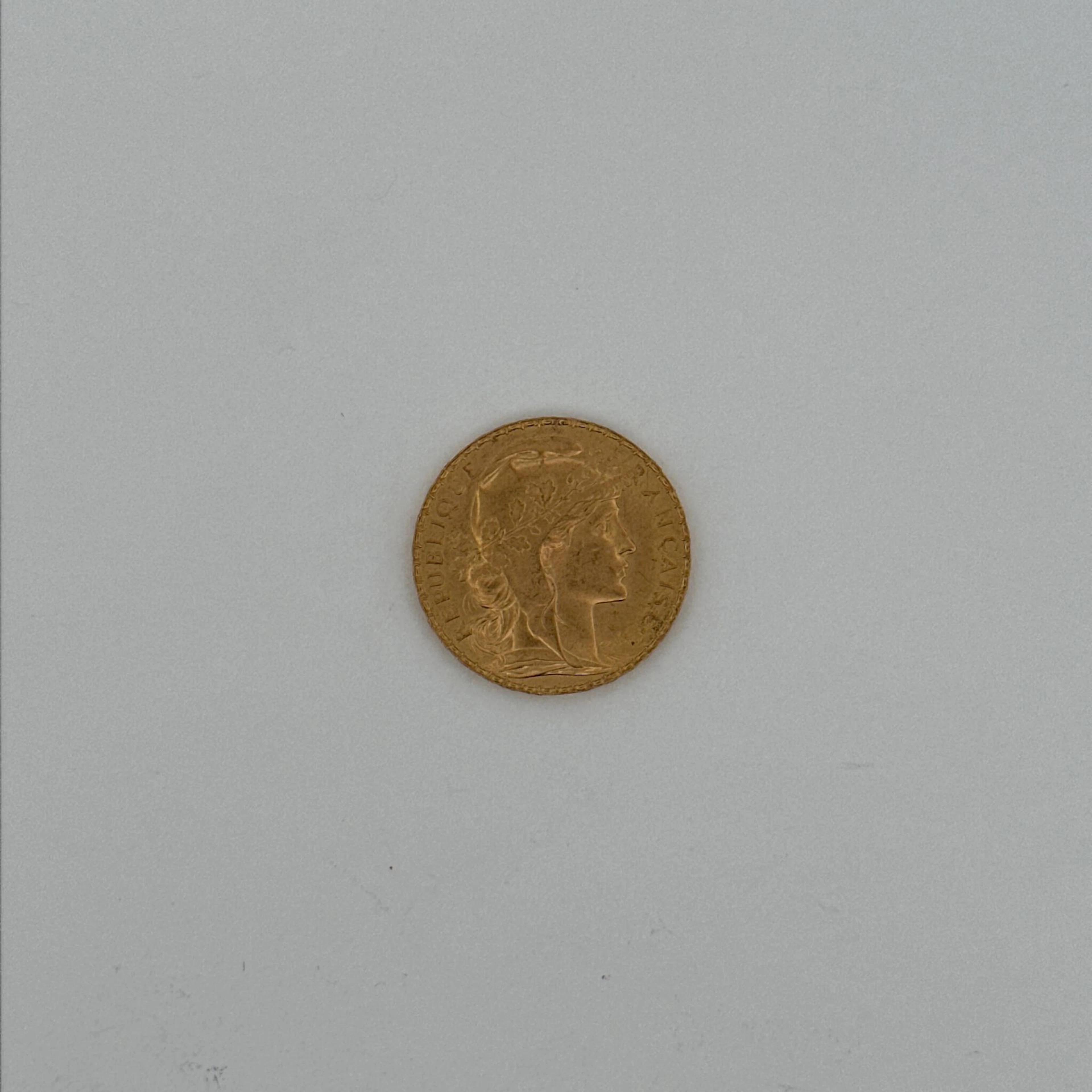 Third Republic, 20-franc "Golden Rooster" coin, 1913 - Lot 71