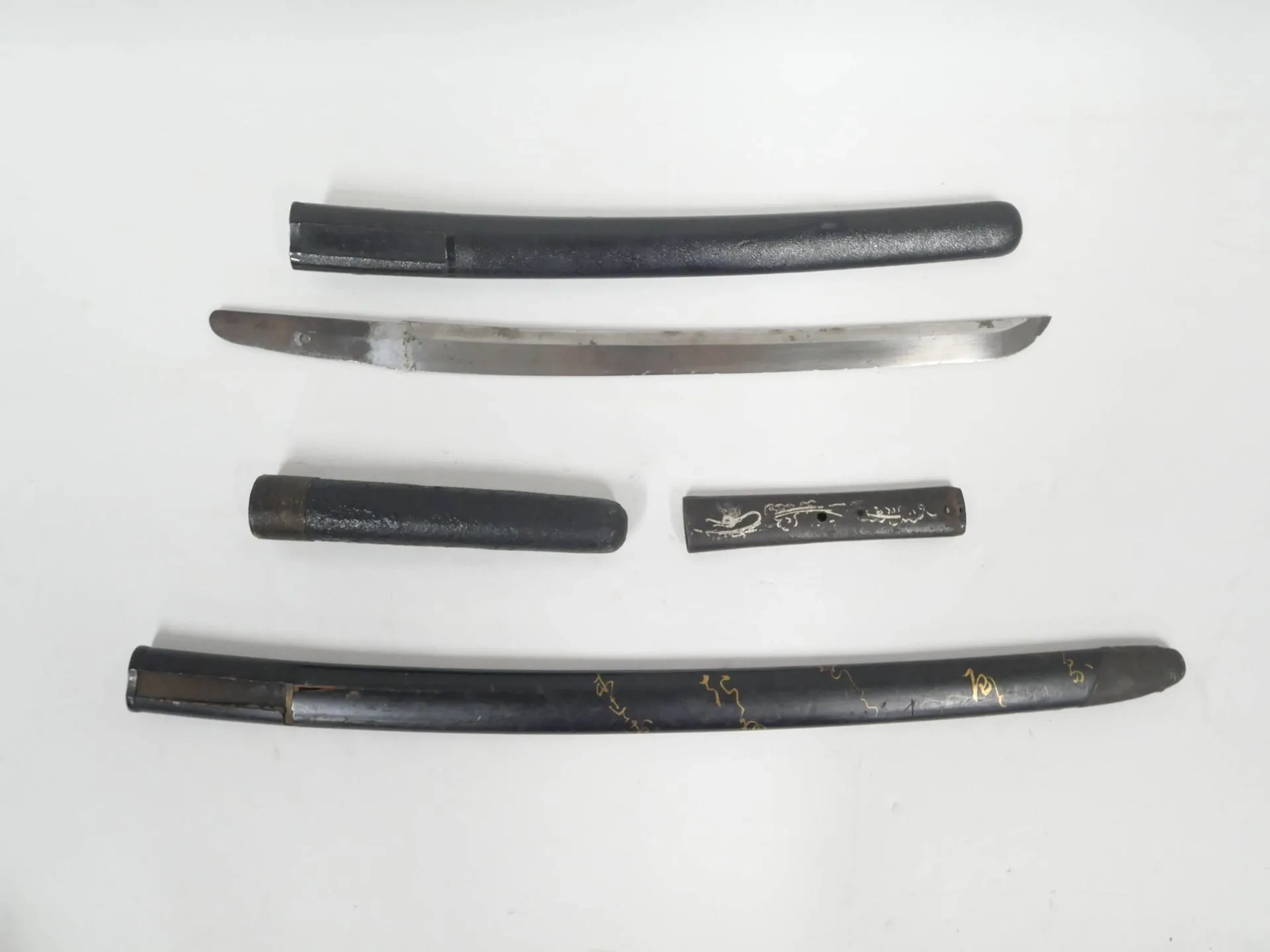 Set of Japanese weapon components - Lot 43