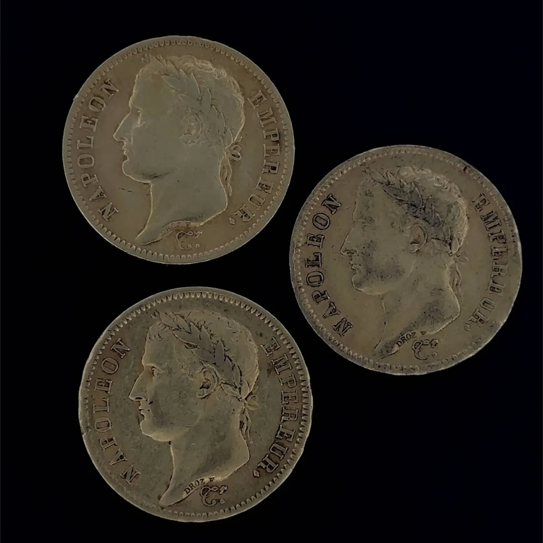 Napoleon I: Set of 3 40-franc coins, 1811, Paris - Lot 117