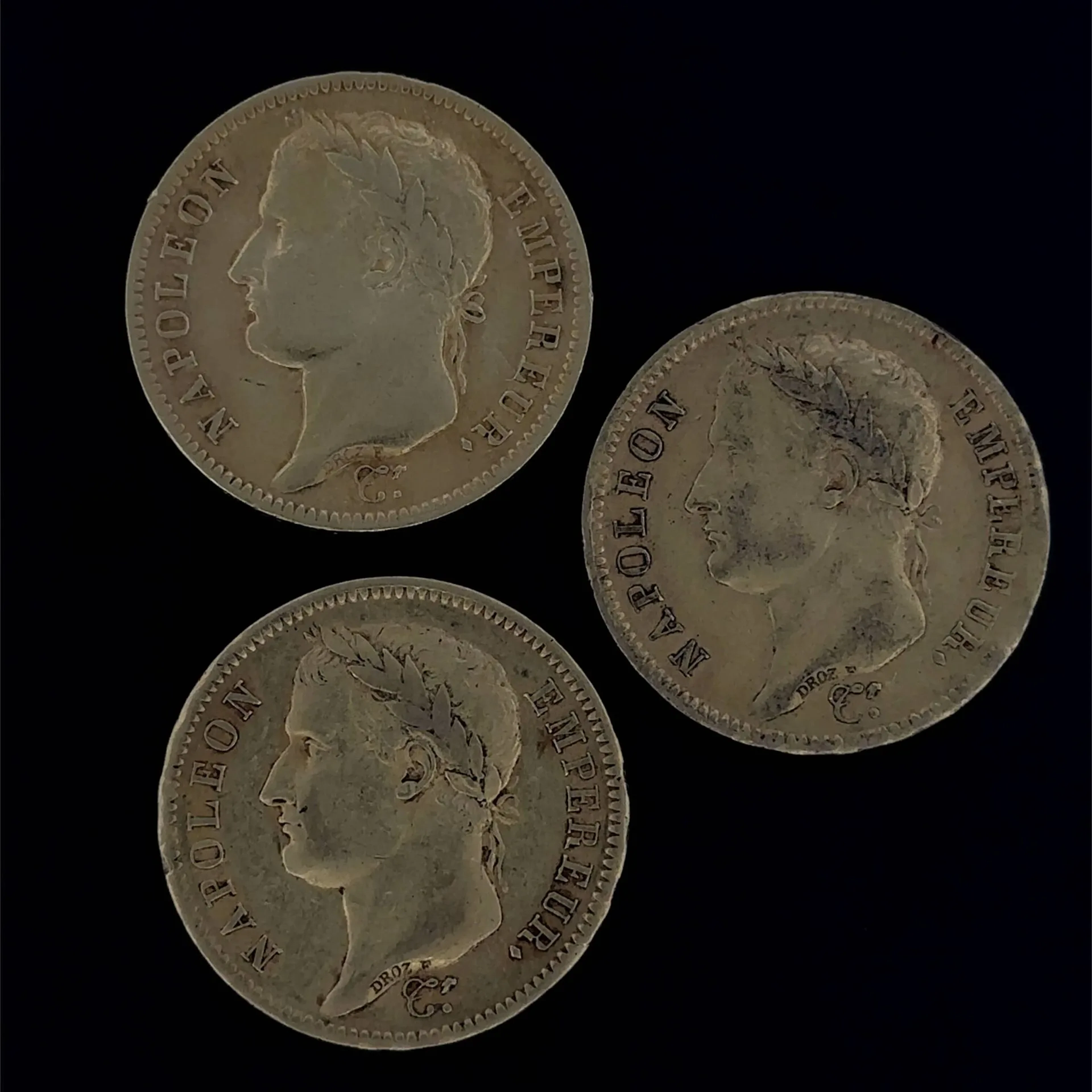 Napoleon I: Set of 3 40-franc coins, 1811, Paris - Lot 117