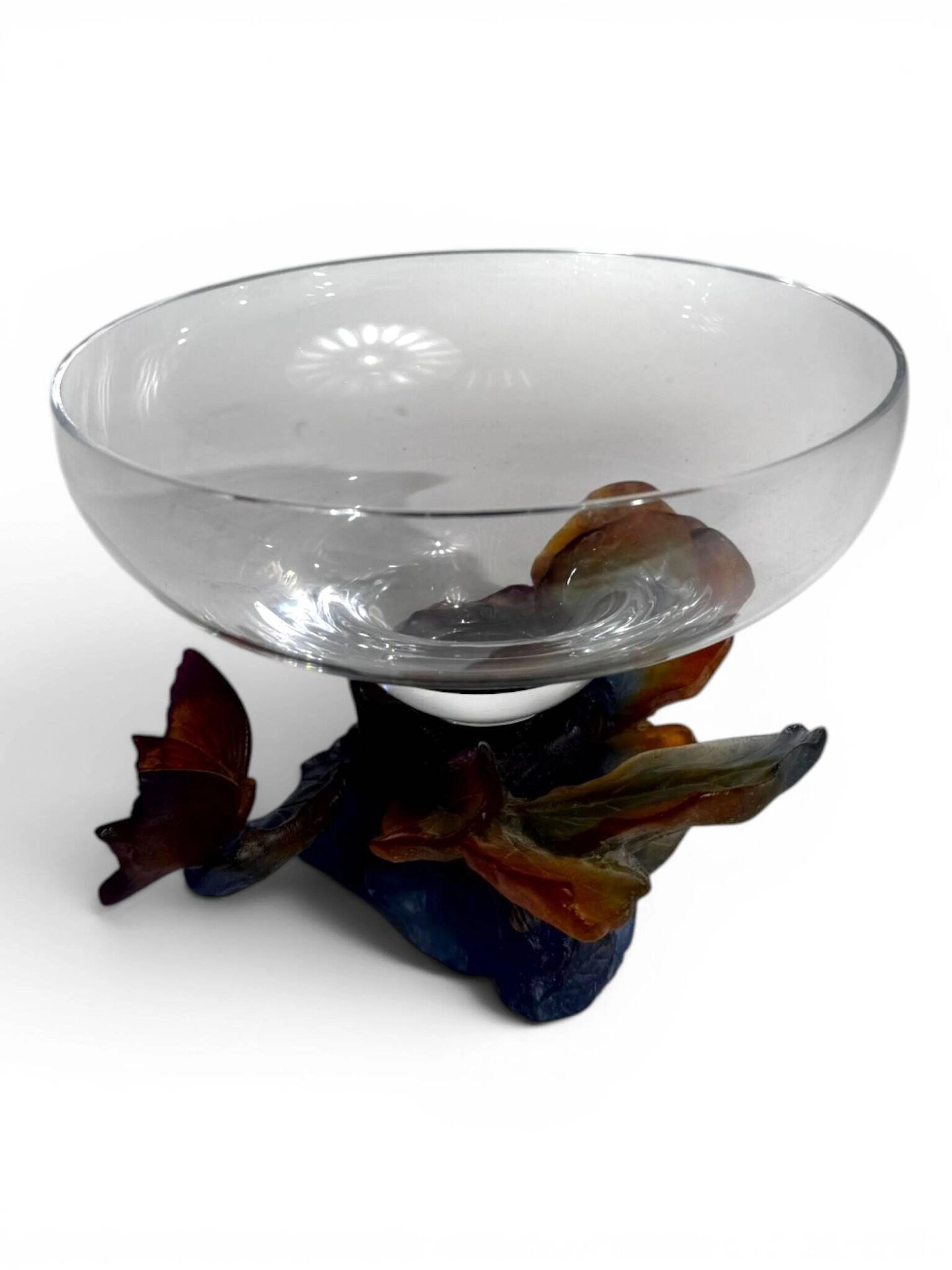DAUM France—Crystal and crystal paste vase, tinted in shades - Lot 51