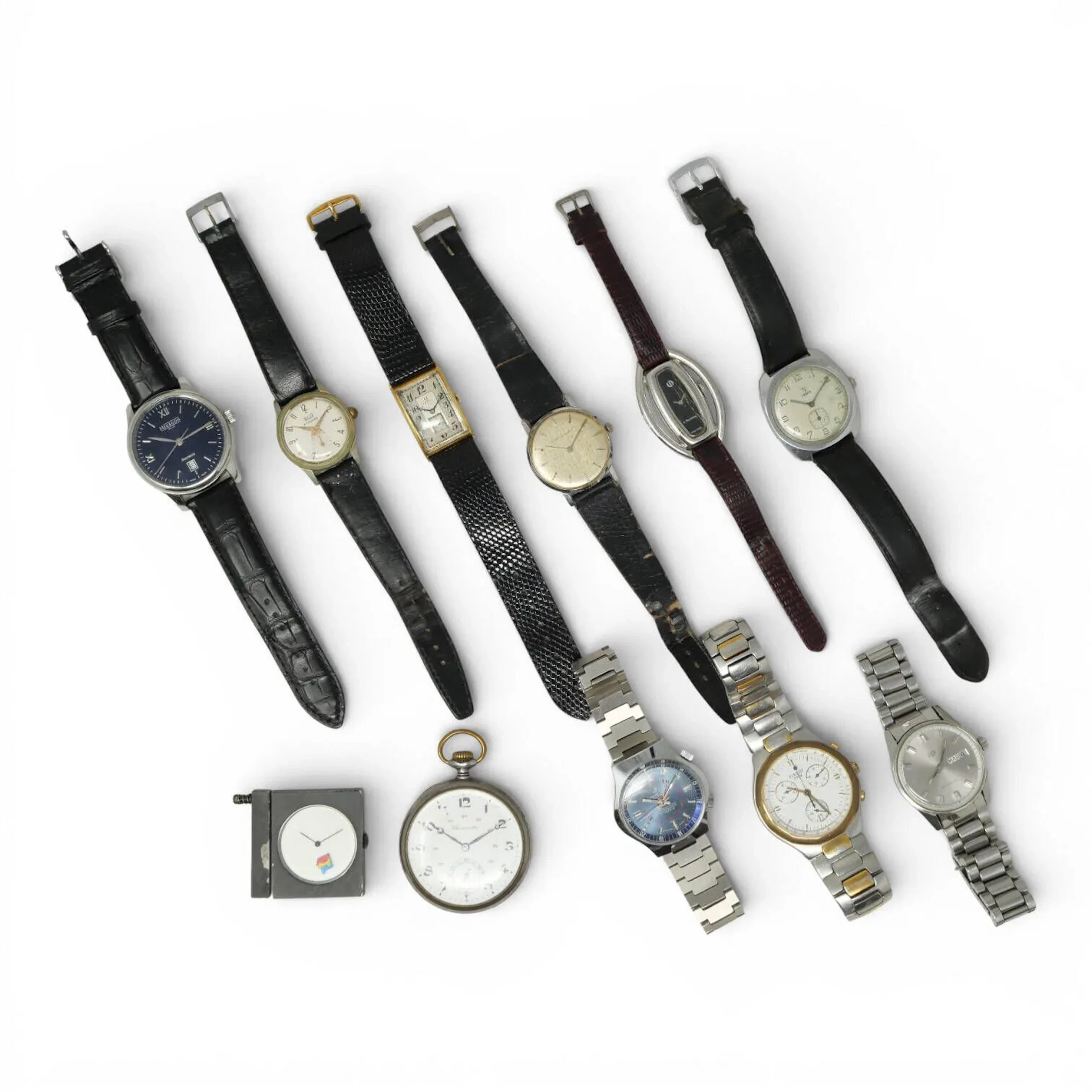 Lot of 10 watches and 1 chronometer of various brands includ - Lot 87