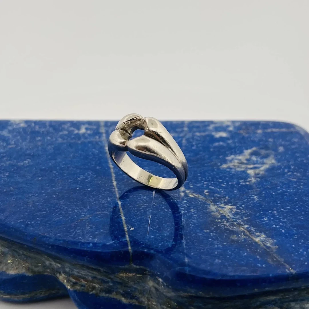 Platinum ring setting (min. 800). - Lot 332
