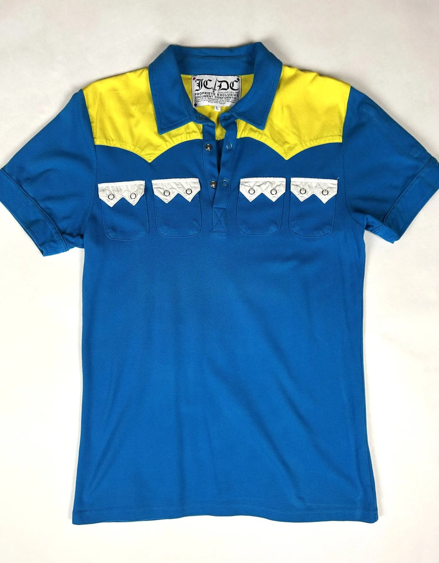 Jean-Charles de Castelbajac, a polo shirt in cotton printed - Lot 128