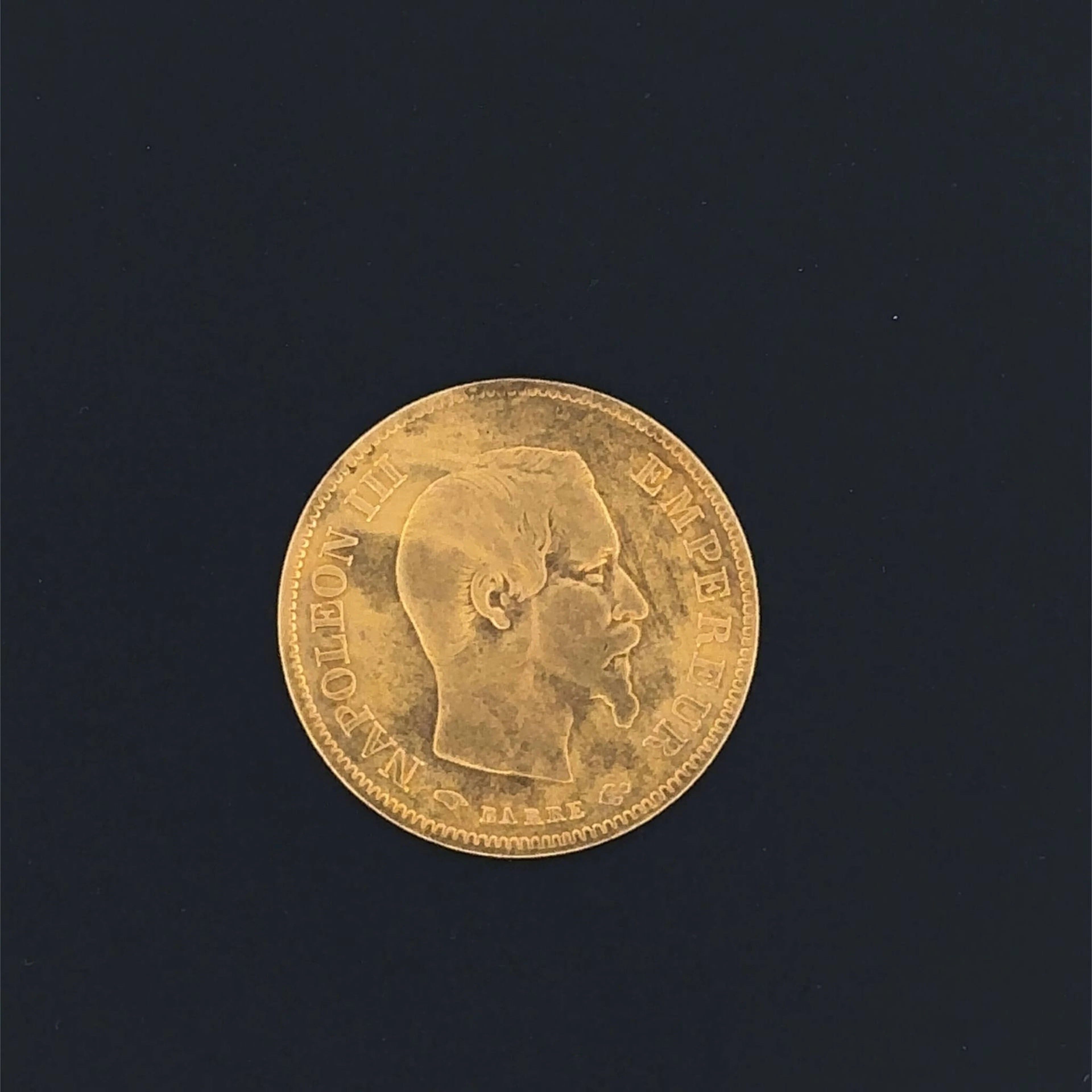 A 10-franc Napoleon III bare-headed coin from 1857, A. - Lot 167
