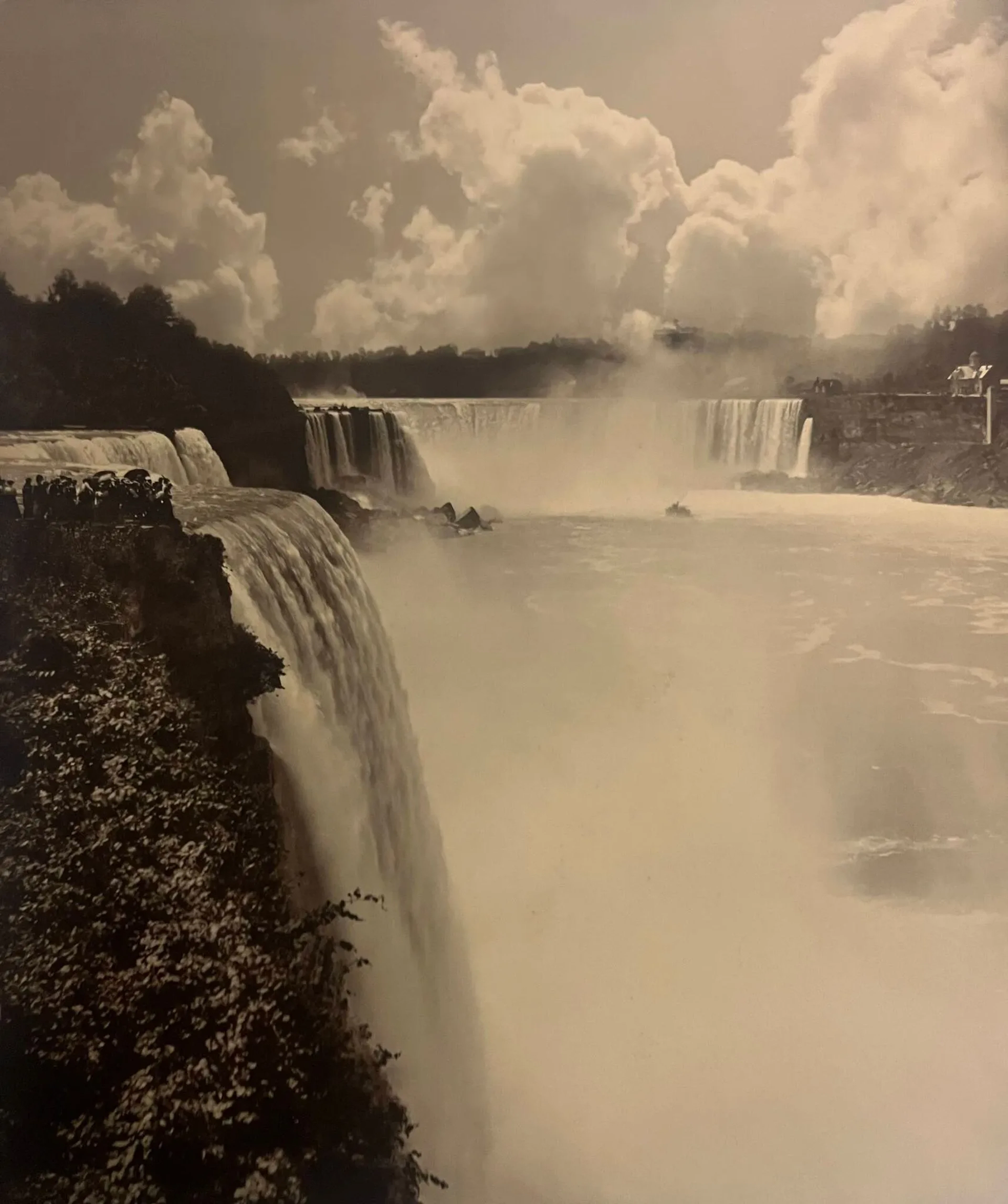 Etats-Unis Vue des chutes Niagara, c. 1900 Grand tirage albuminé monté sur carton 49.3 x 41 cm