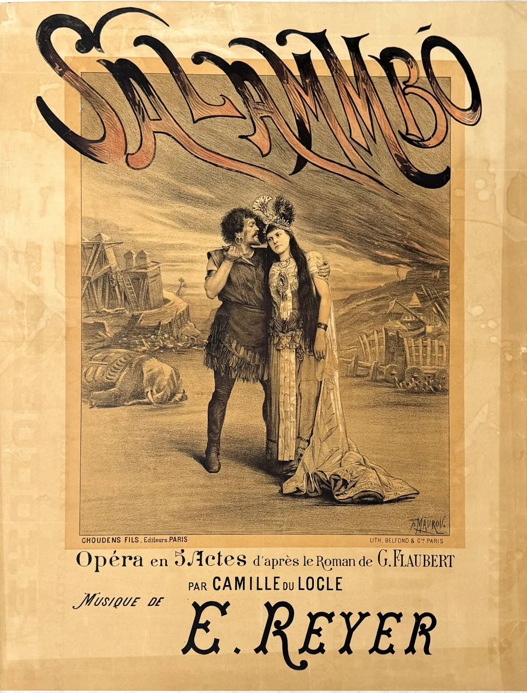 MAUROU, P. *Salambo*. An opera in 5 acts based on the novel - Lot 66